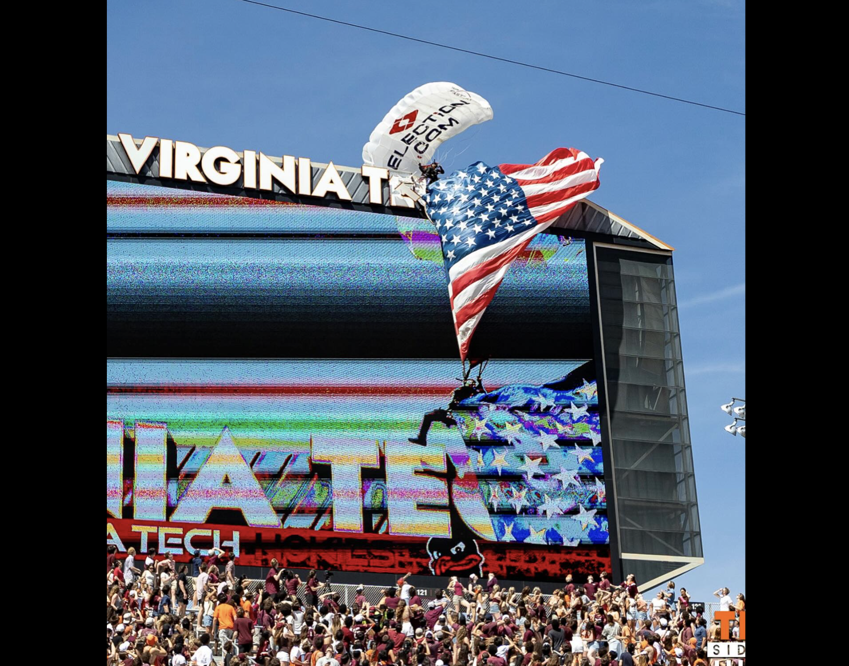Image Blacksburg Volunteer Fire Dept. courtesy Tech Sideline