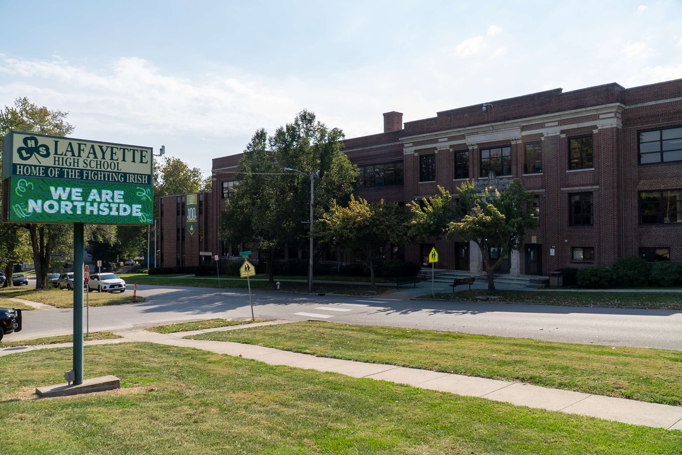 Participants in the Northside Parade on Saturday donated 875 lbs of food, and $1,000, all to benefit Second Harvest Community Food Bank the Northside Neighborhood Watch Group reported.&nbsp; The parade on Saturday celebrated Lafayette High School/ Photo by Justin Peacock.