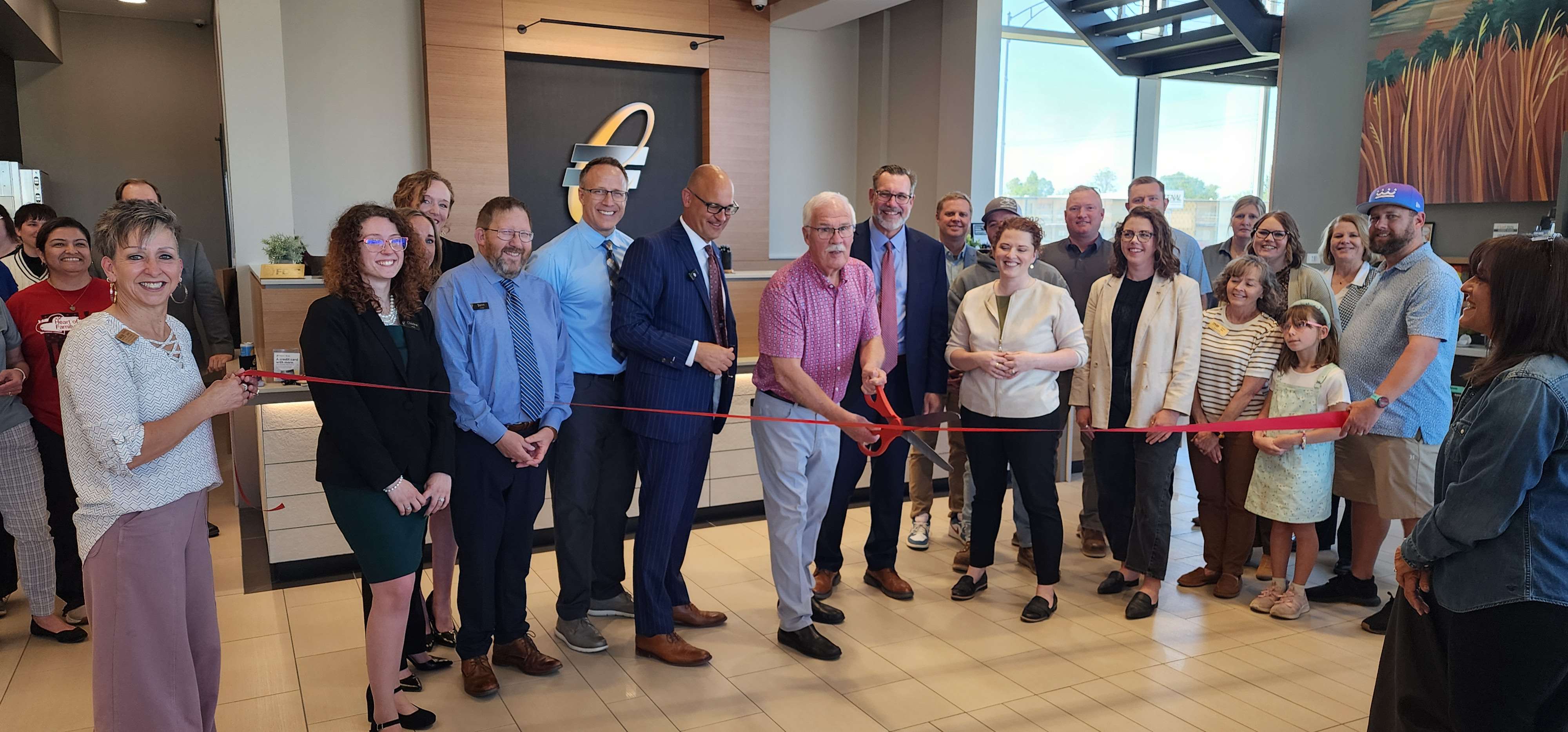 Great Bend Chamber celebrates Equity Bank grand opening with ribbon cutting