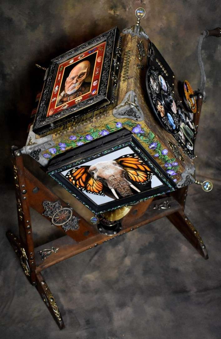 &nbsp;Sensorium (media assemblage) by Rodney Wood, Hoisington. Image courtesy Rodney Wood
