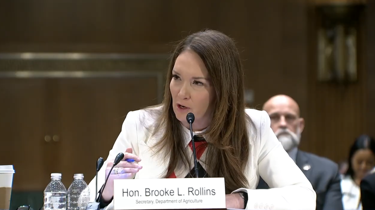 Secretary of Department of Ag Brooke Rollins