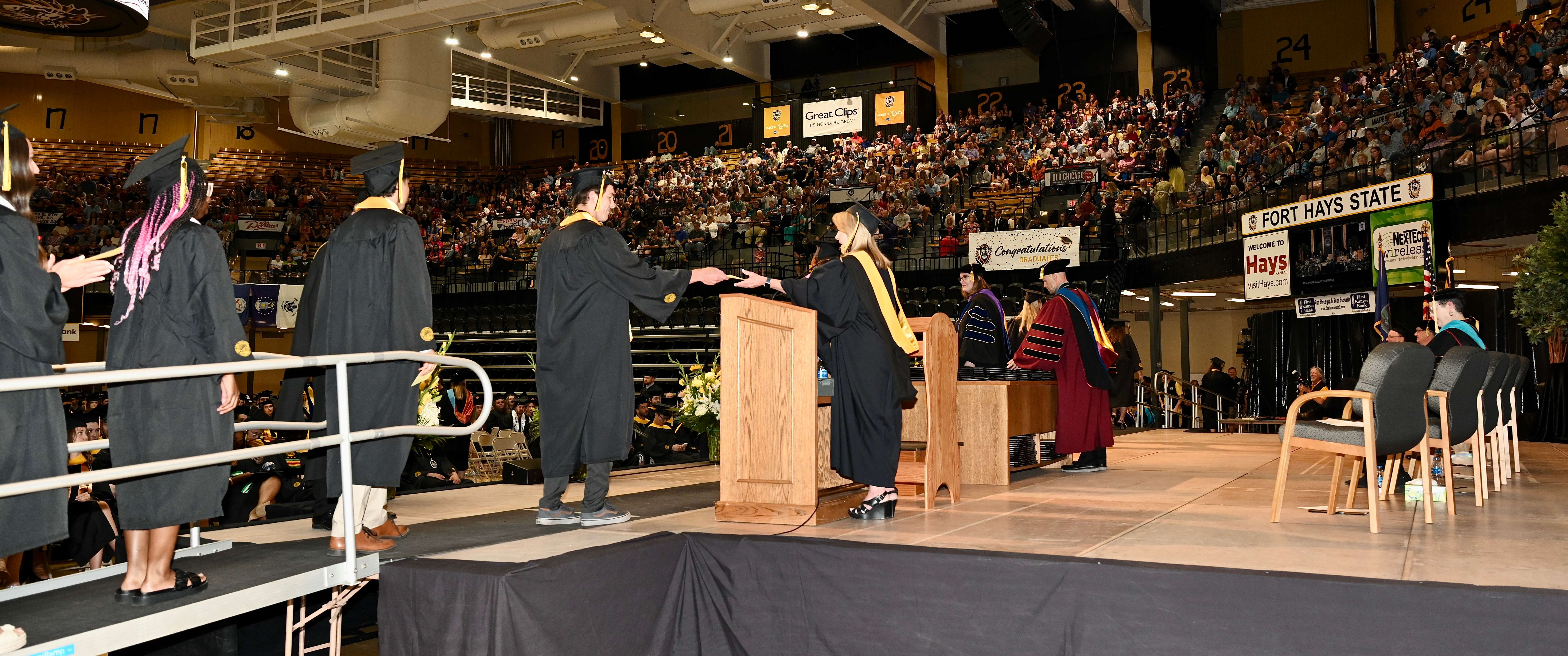 Fort Hays State University commencement. File photo