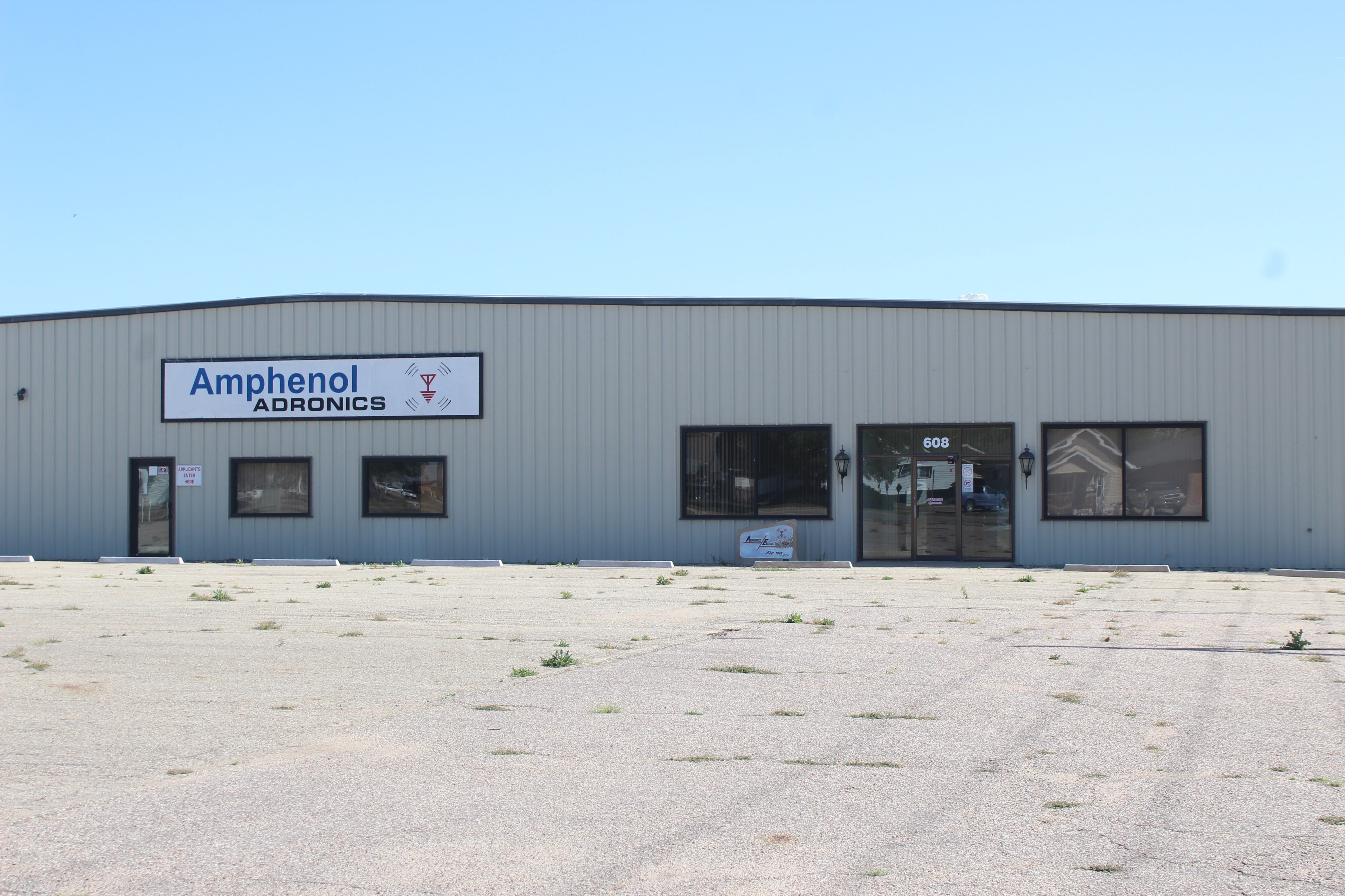 The Arc of the Central Plains has purchased the&nbsp;former Amphenol Adronics building, 608 E. 13th St., Hays. Photo by Cristina Janney/Hays Post