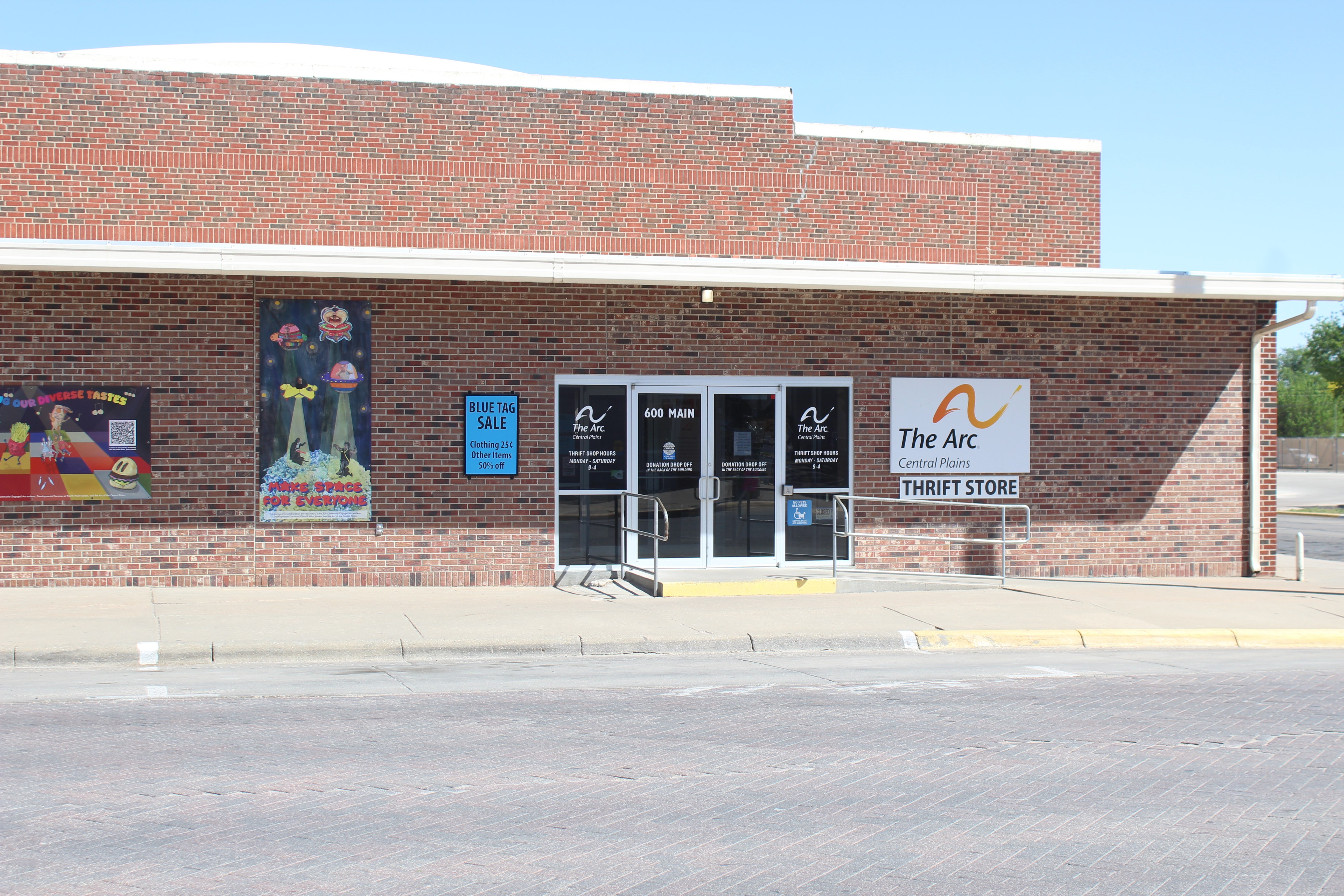 The Arc Thrift Store will continue to operate at its current location, 600 Main, for at least 18 more months. Photo by Cristina Janney/Hays Post