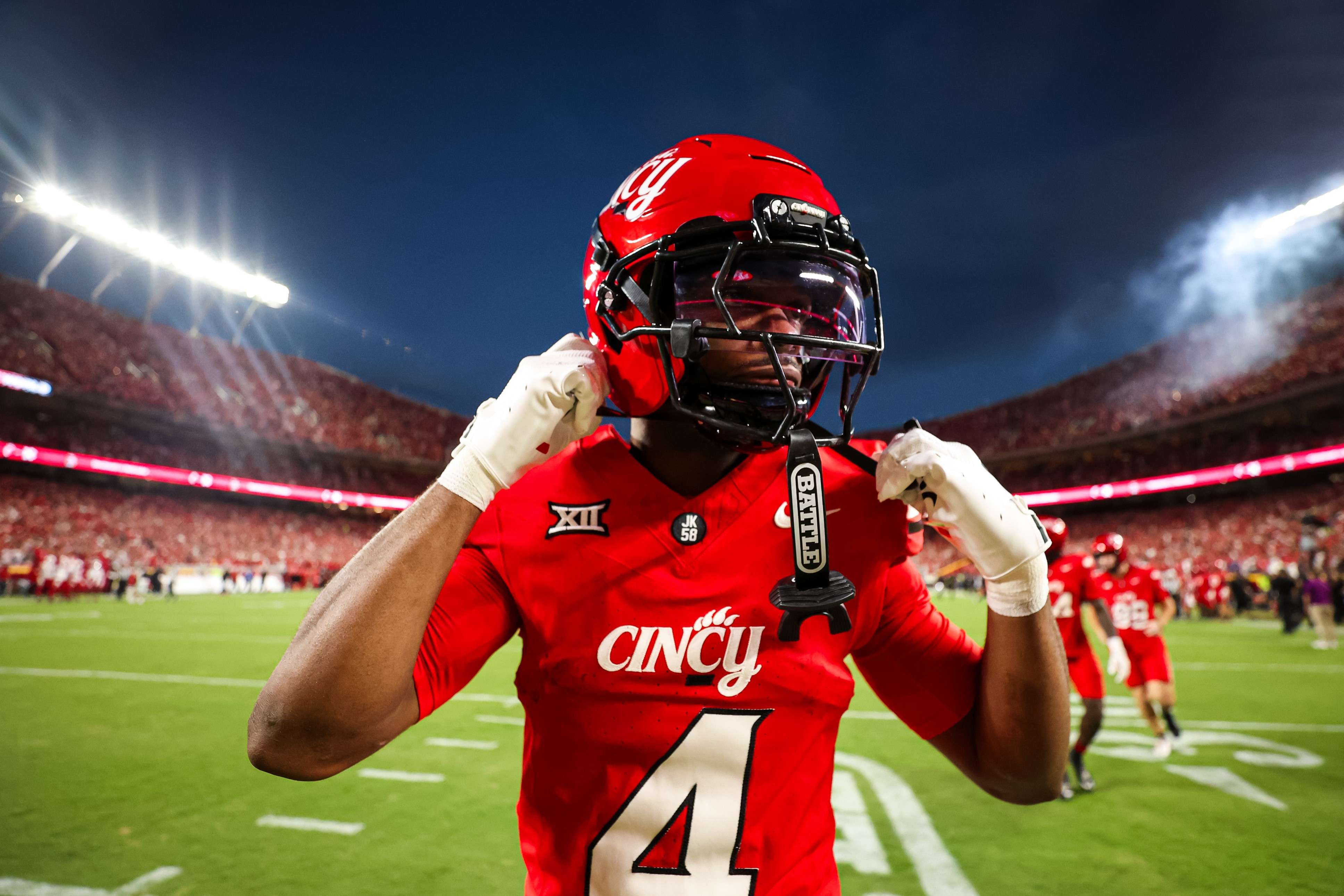 With their second pick in the fifth round of the 2026 NFL Draft, the Kansas City Chiefs selected Cincinnati wide receiver Cyrus Allen with pick No. 176/ Photo courtesy of Cincinnati football on X&nbsp;