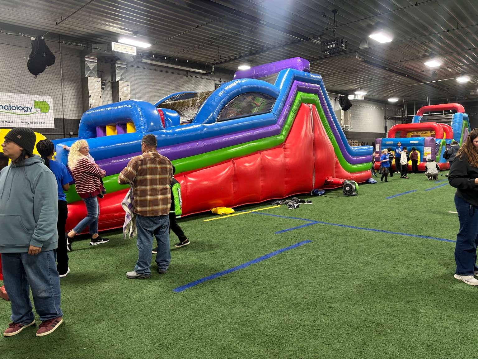 Inflatables were among the most popular attractions as children enjoyed a day of games and activities during Saturday’s family appreciation event. (The Post)