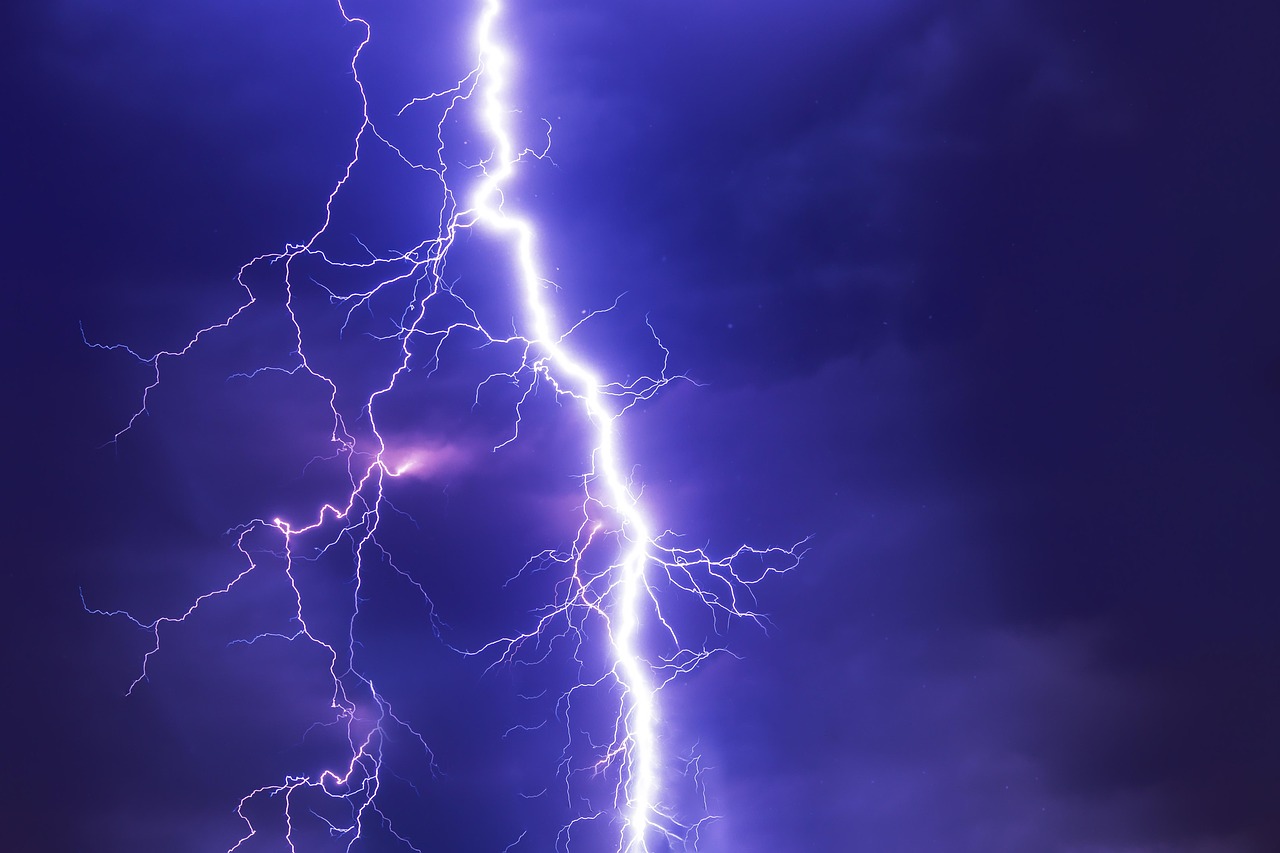Storm warnings occurred Saturday night