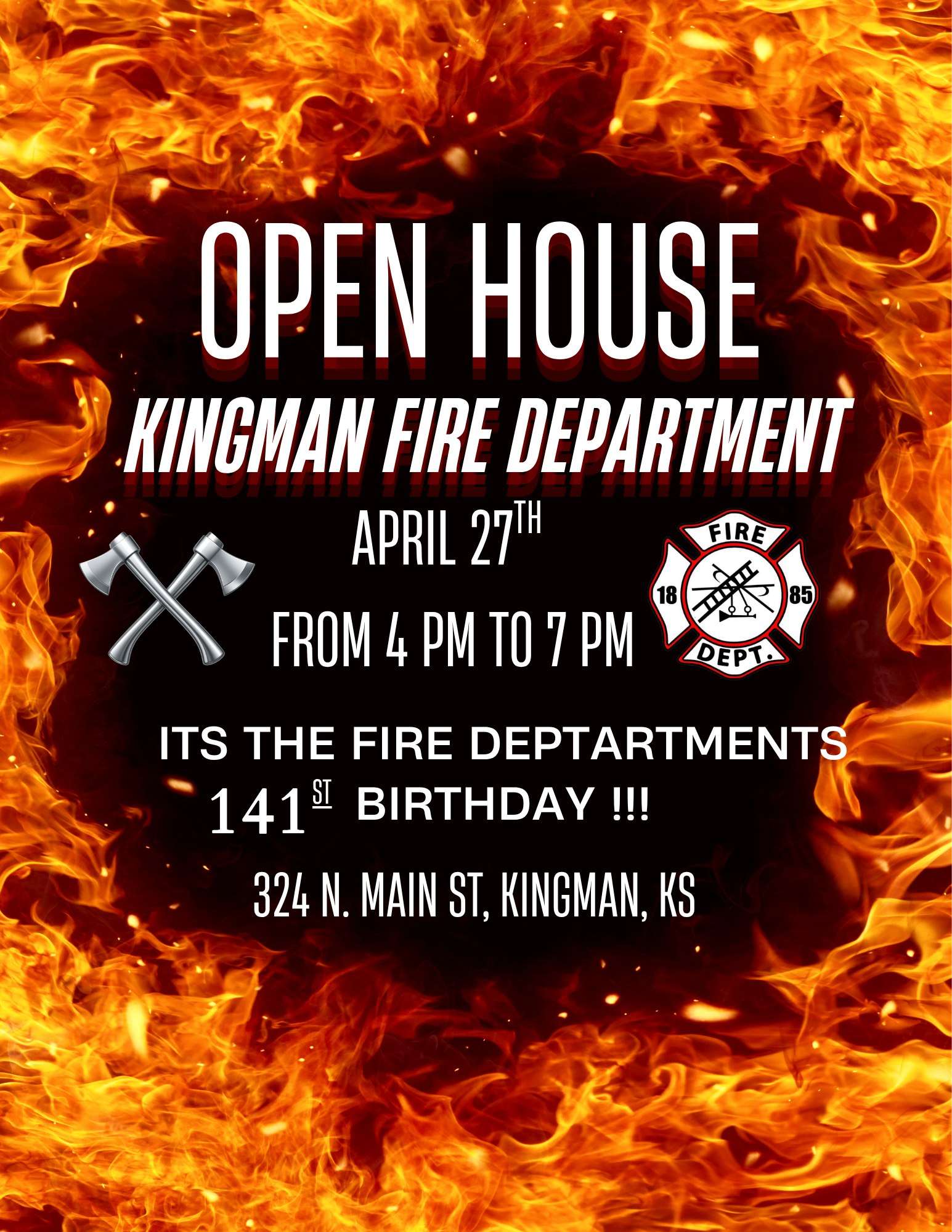 (Graphic Courtesy Kingman Fire Department)