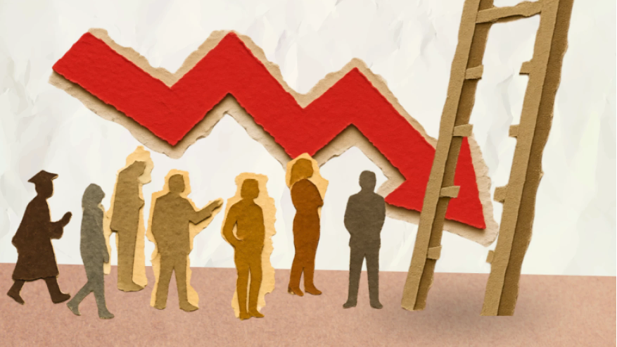 Young workers in Kansas and Missouri are entering one of the slowest hiring markets in years. Naomi O'Donnell /&nbsp;The Beacon