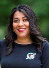 Vanessa Mejia-Hutchinson shared her story of receiving an Operation Christmas Child shoebox as a child growing up in Honduras. She spoke April 25 at Messiah Lutheran Church in Hays. Courtesy photo