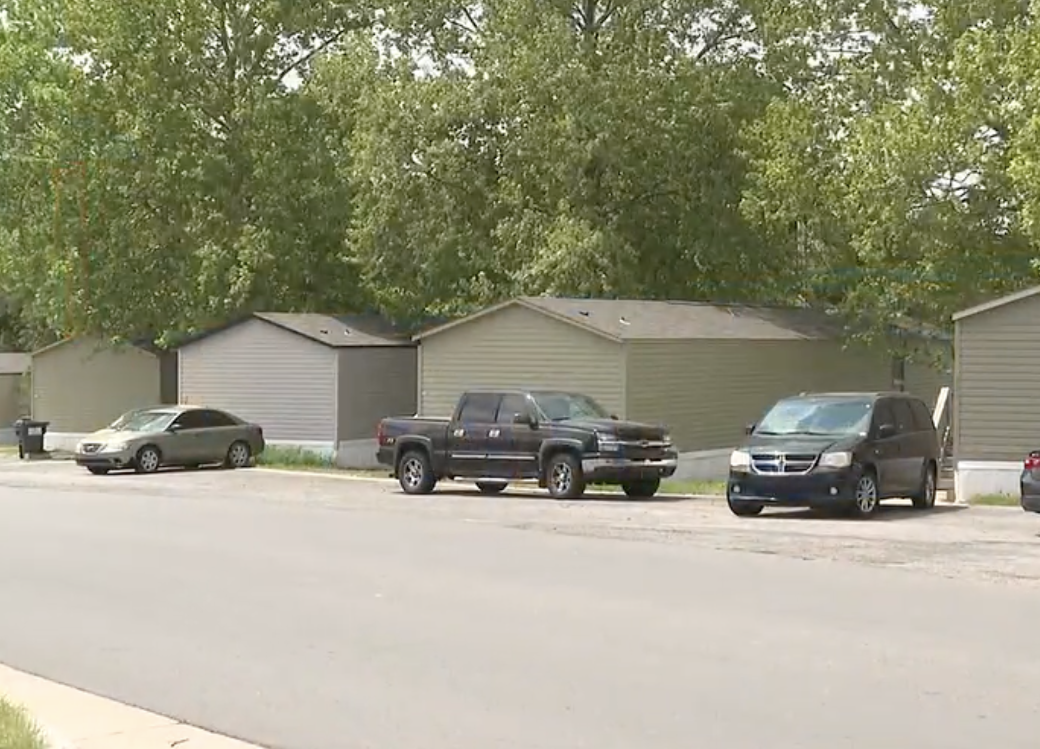 Location of the shooting investigation -photo courtesy KWCH