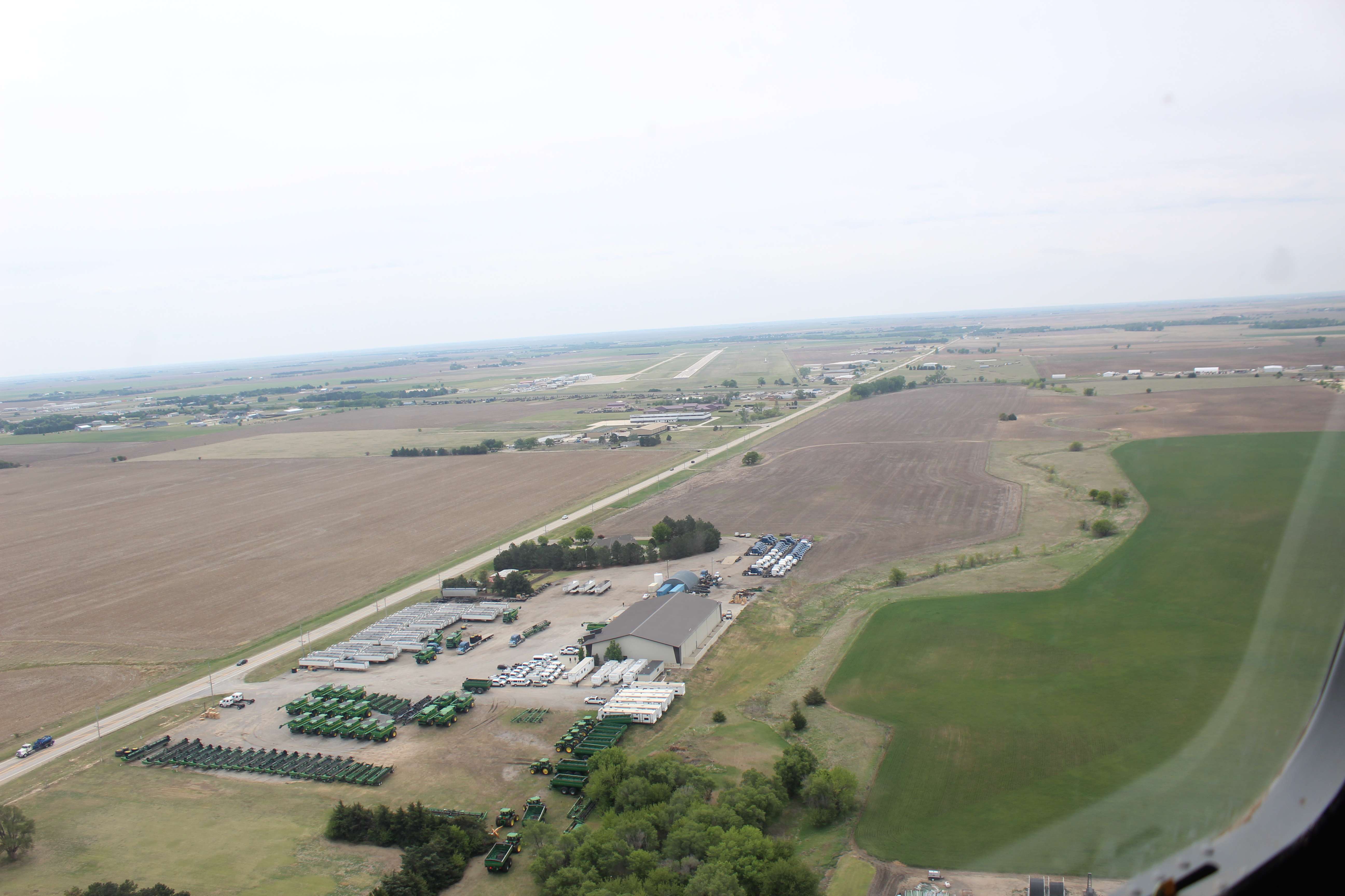 An aerial view from the Blackhawks.&nbsp;Photo by Cristina Janney/Hays Post
