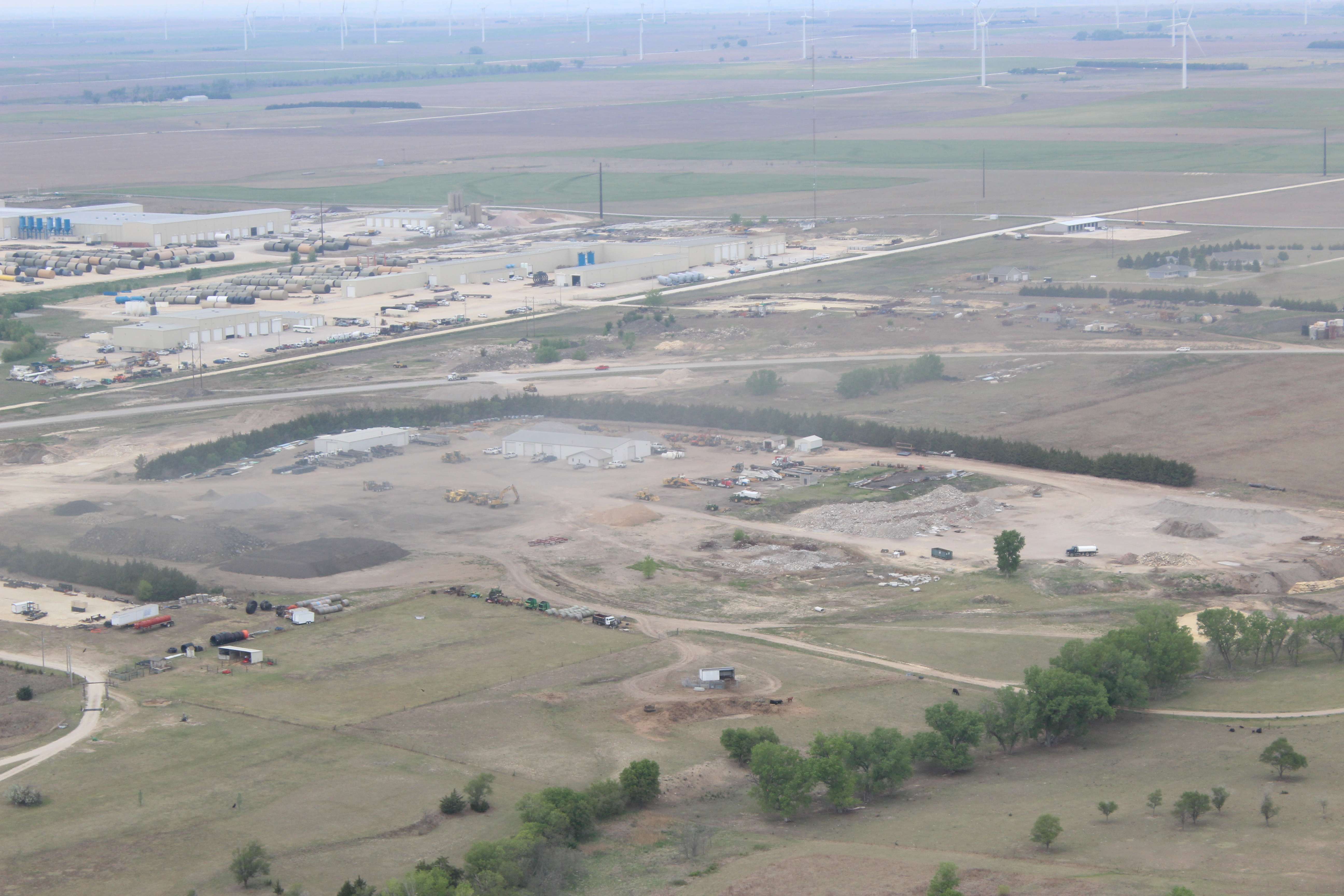 An aerial view from the Blackhawks.&nbsp;Photo by Cristina Janney/Hays Post