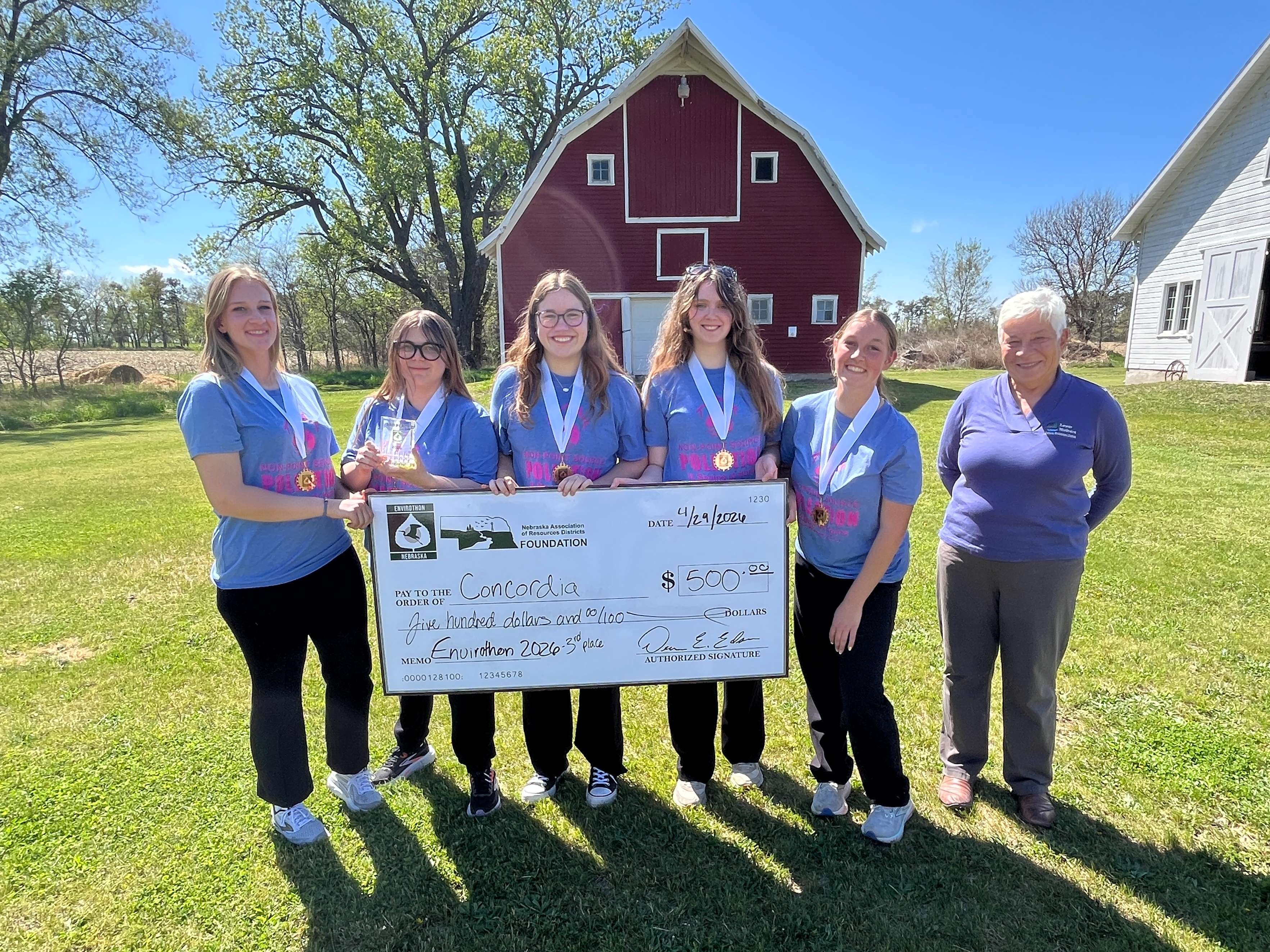 Concordia Lutheran of Omaha took third and received $500