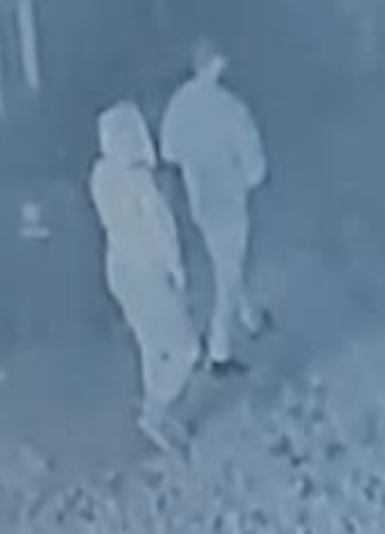 Screenshot of surveillance video of possible suspects connected to stolen and abandoned vehicle - Courtesy, Salina Police Department