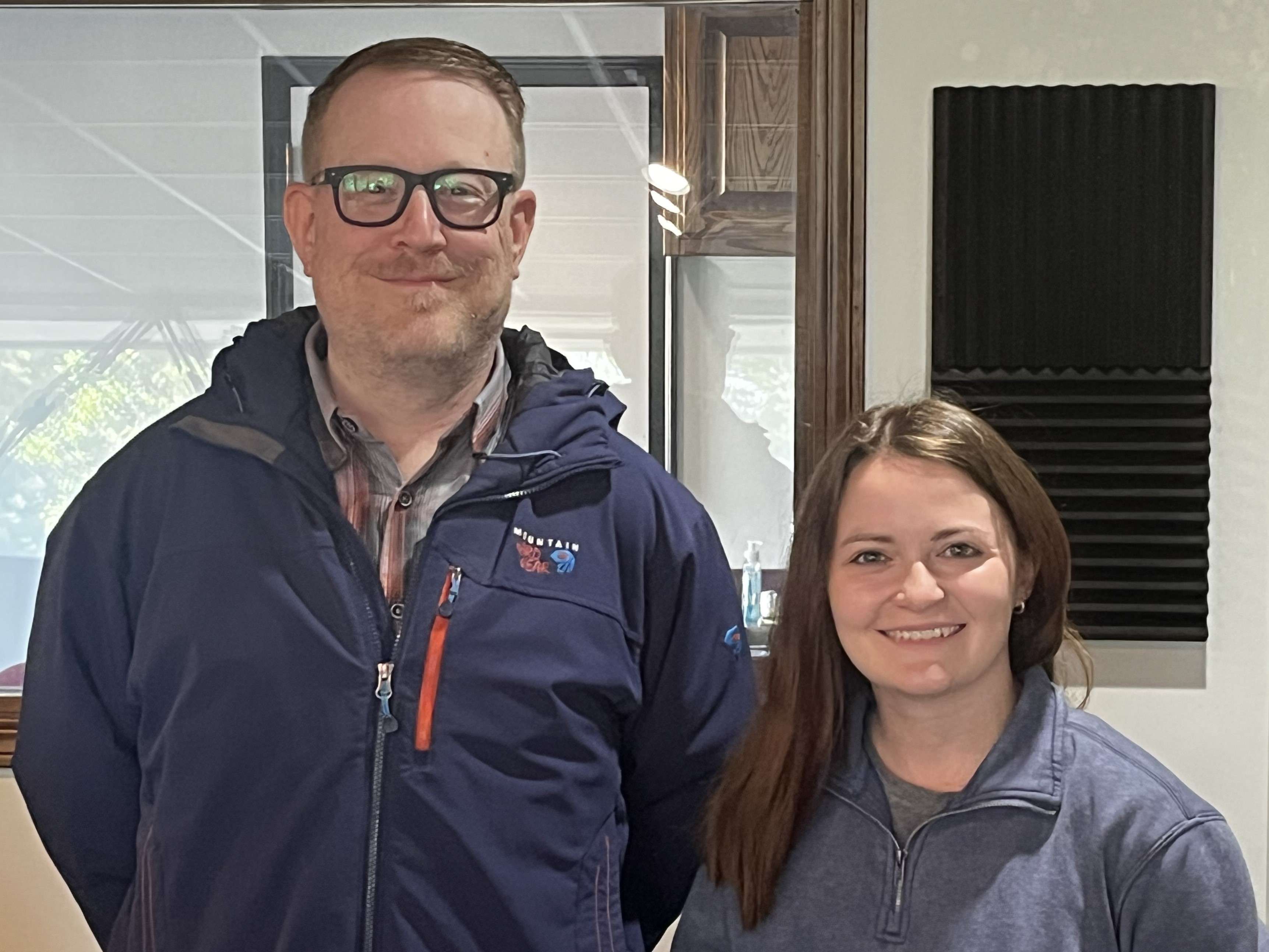 Casey Esnz (L) Shelby Pearce of Bretz Injury Law (Hutch Post photo) 