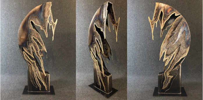 Spring Study 1, by James and Ryan Pedersen, 3rd Street Pedestal.