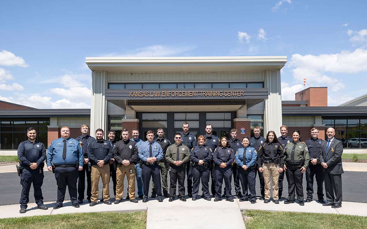 The 356th training class at the Kansas Law Enforcement Training Center. Courtesy photo