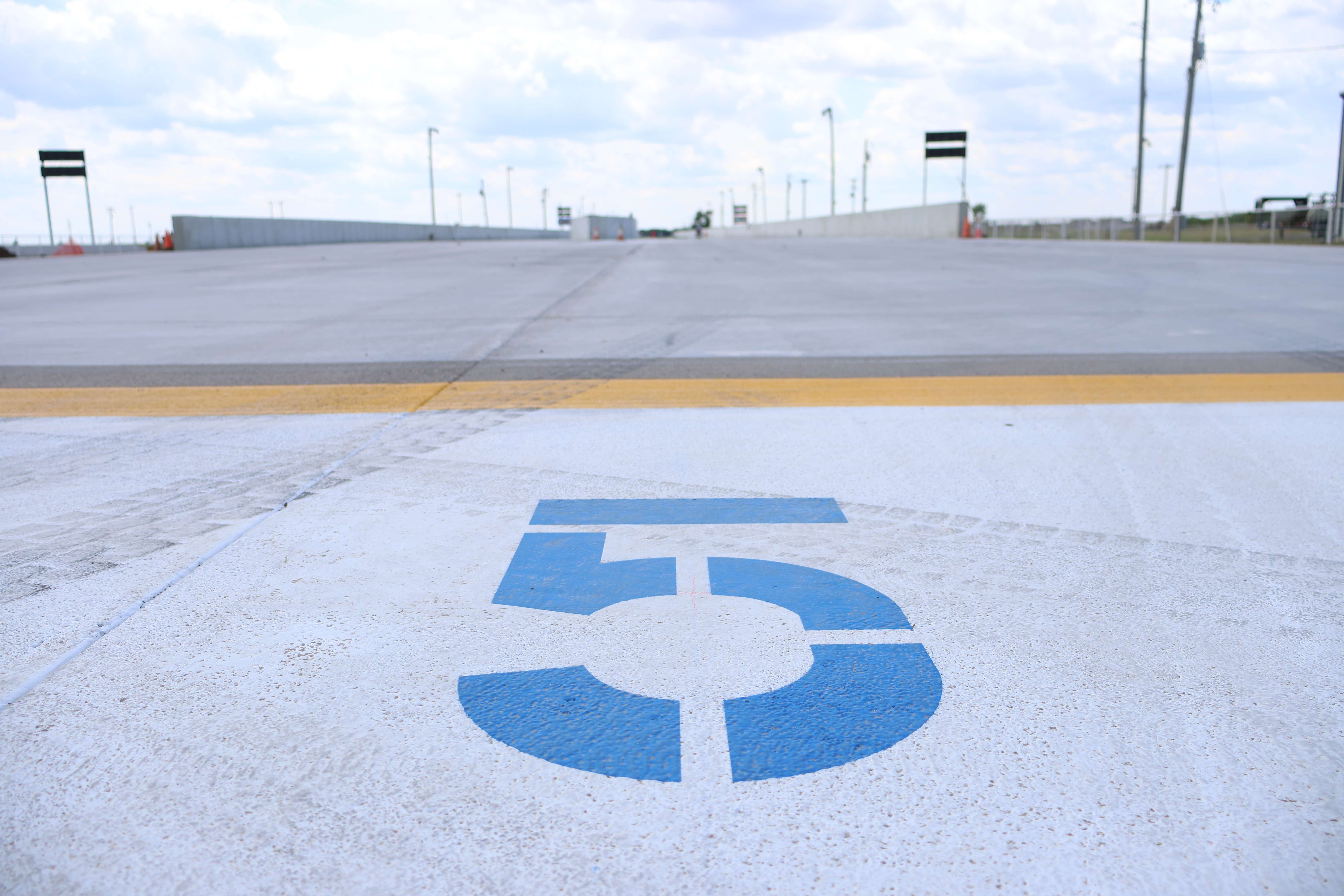 Lane 5 at the new SRCA Dragstrip. (photo courtesy of the city of Great Bend