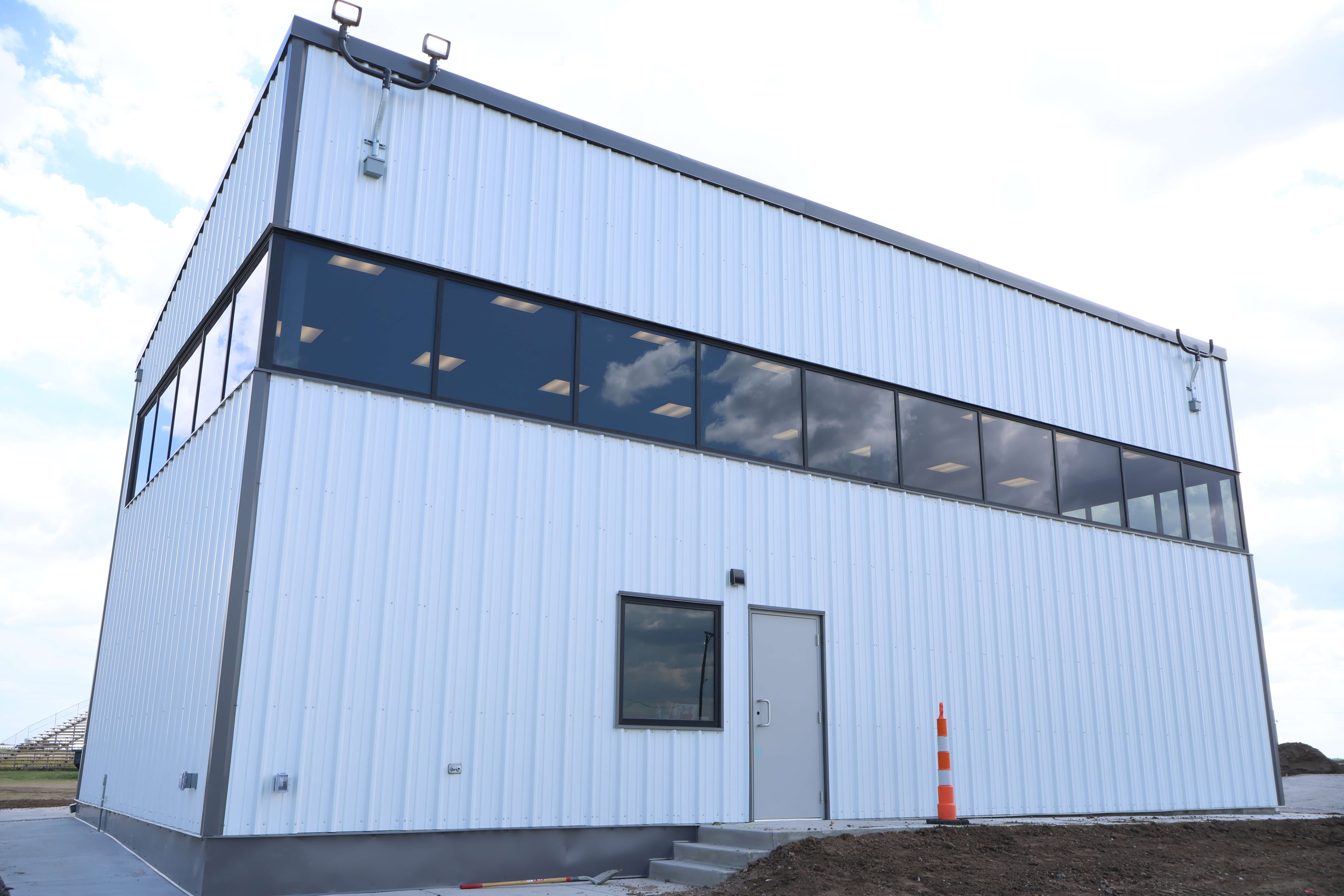 The new timing tower at the SRCA Dragstrip.