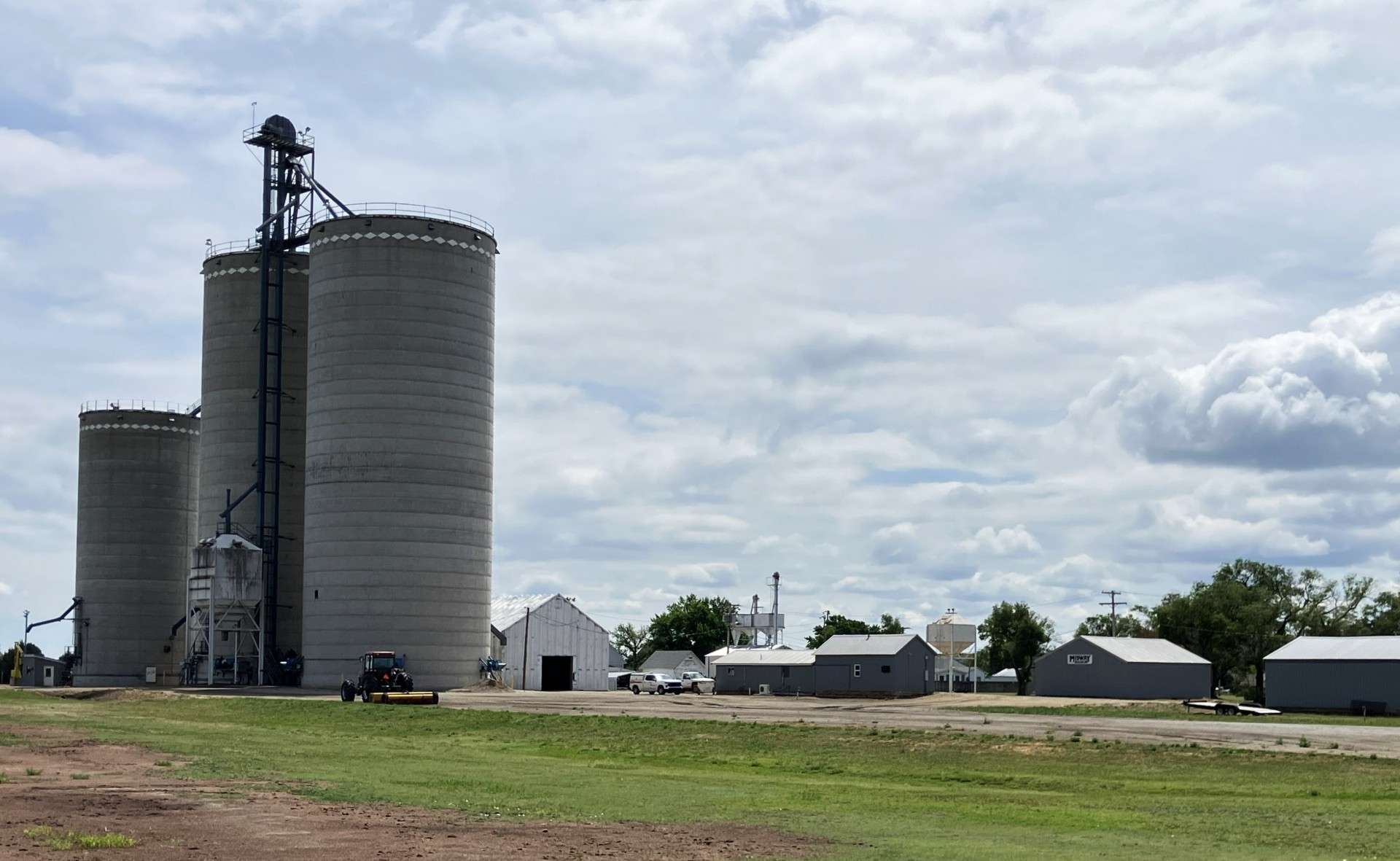 Midway Coop’s newly acquired Lucas elevator facility in Lucas, Kansas. Photo courtesy Midway Coop