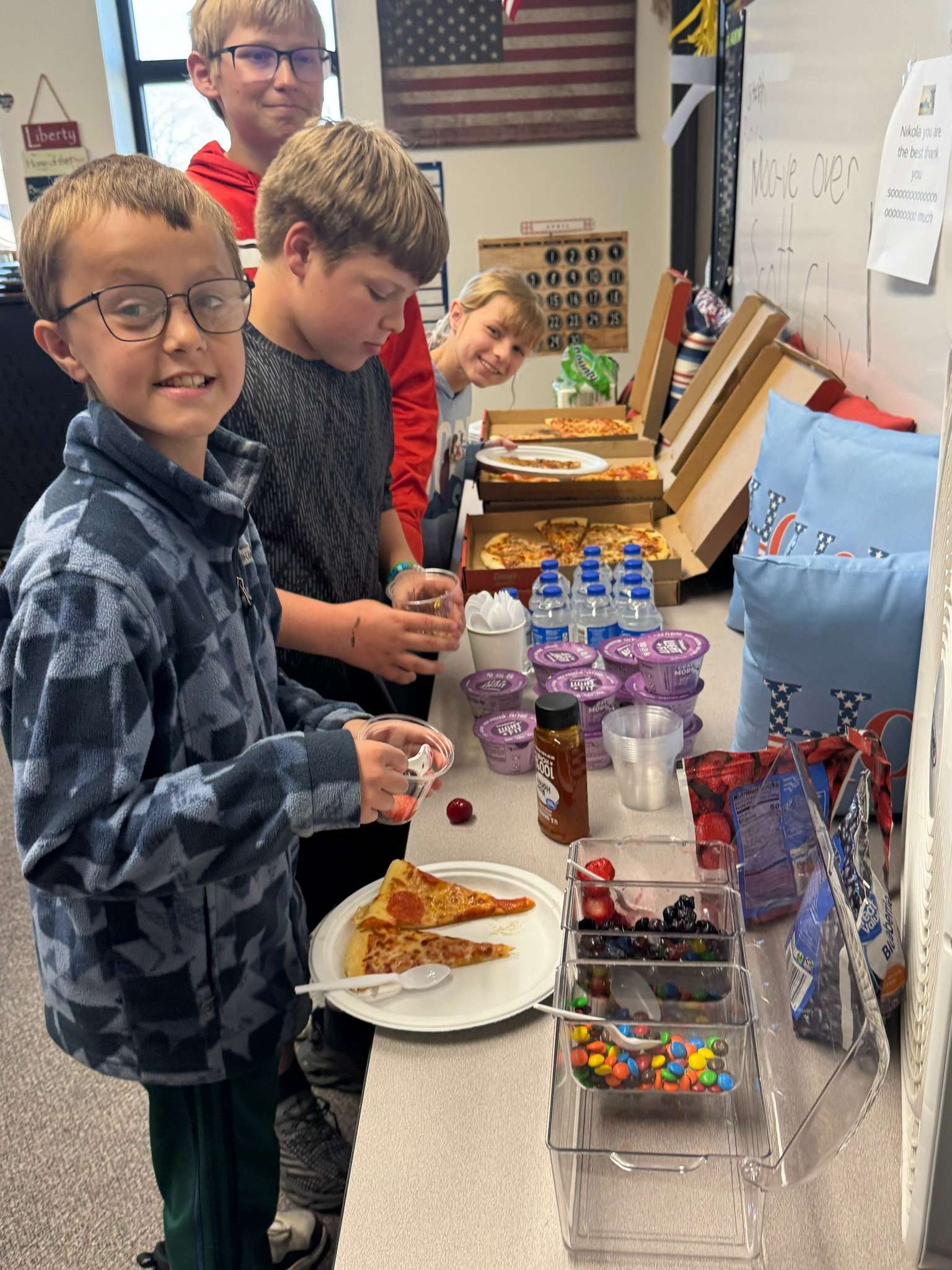 Cheylin 5th graders earned a pizza and yogurt party during "Milk Madness 2026." Courtesy photo