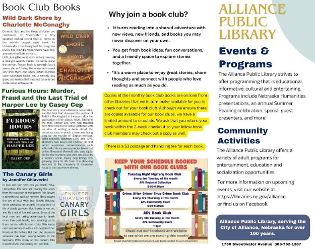Inner Page (courtesy Alliance Public Library)