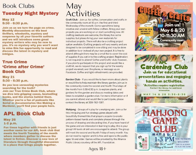 Outer Page (courtesy Alliance Public Library)