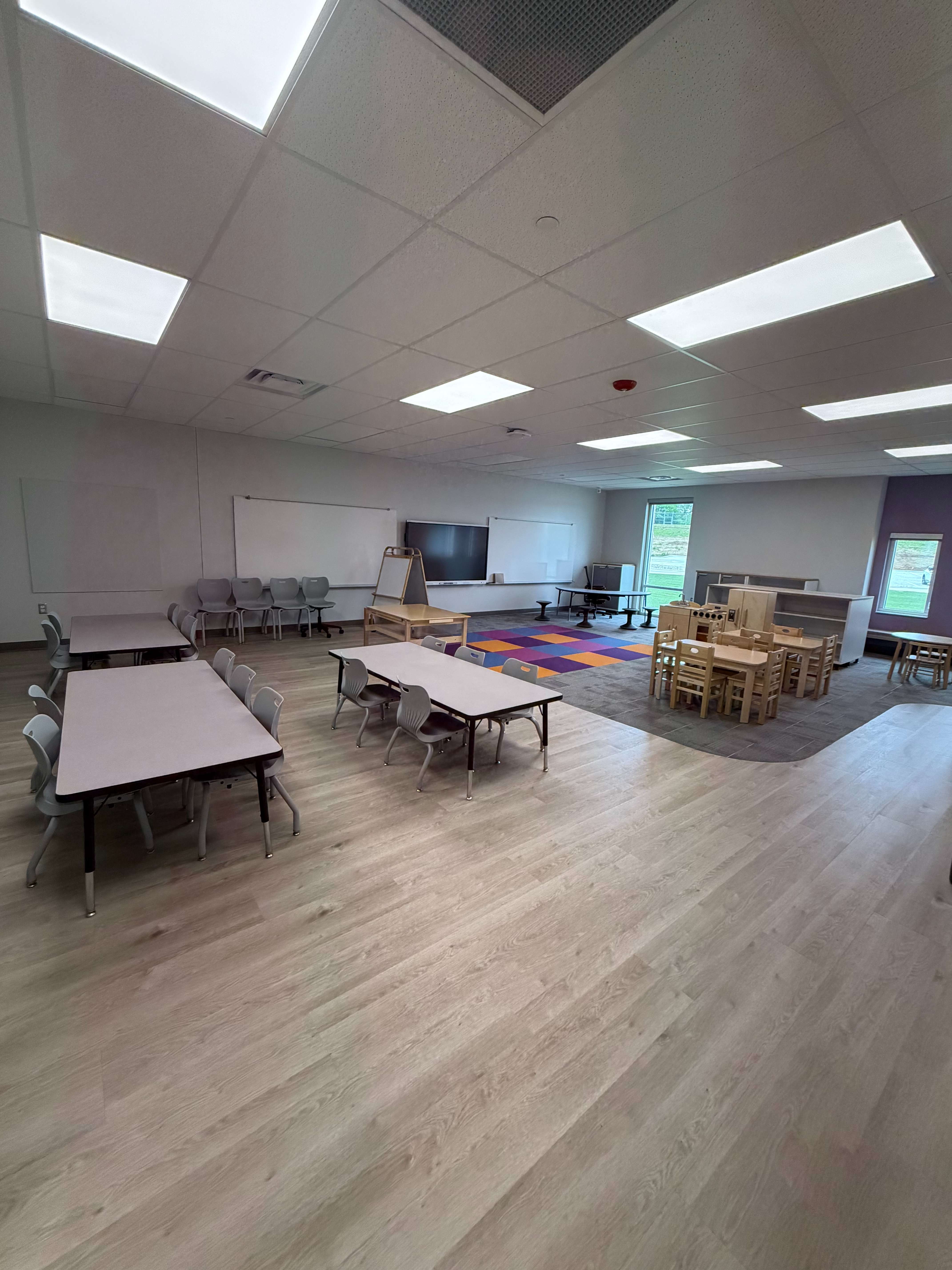 One of the 32 classrooms at the new Early Childhood Center.&nbsp;