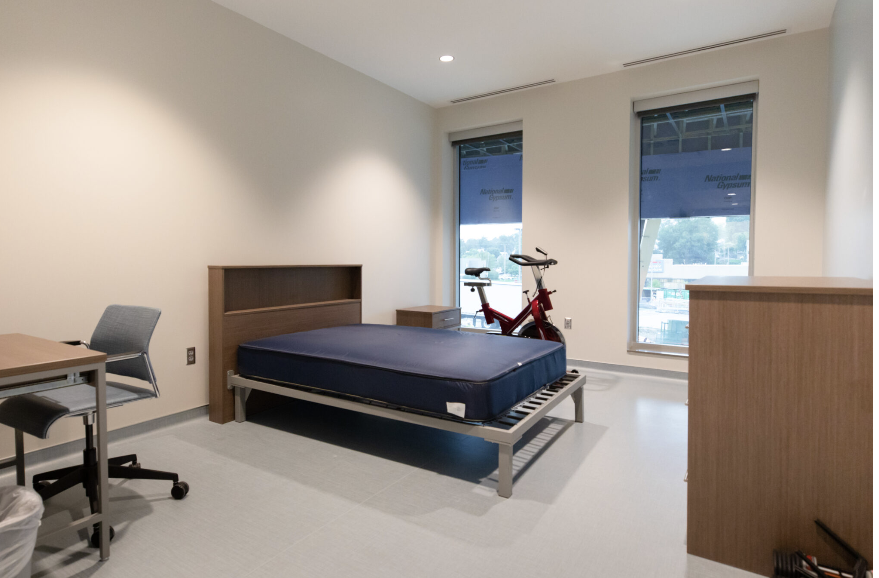  A look at the quarantine unit inside the Davis Global Center on the University of Nebraska Medical Center campus in Omaha. (Courtesy of UNMC)