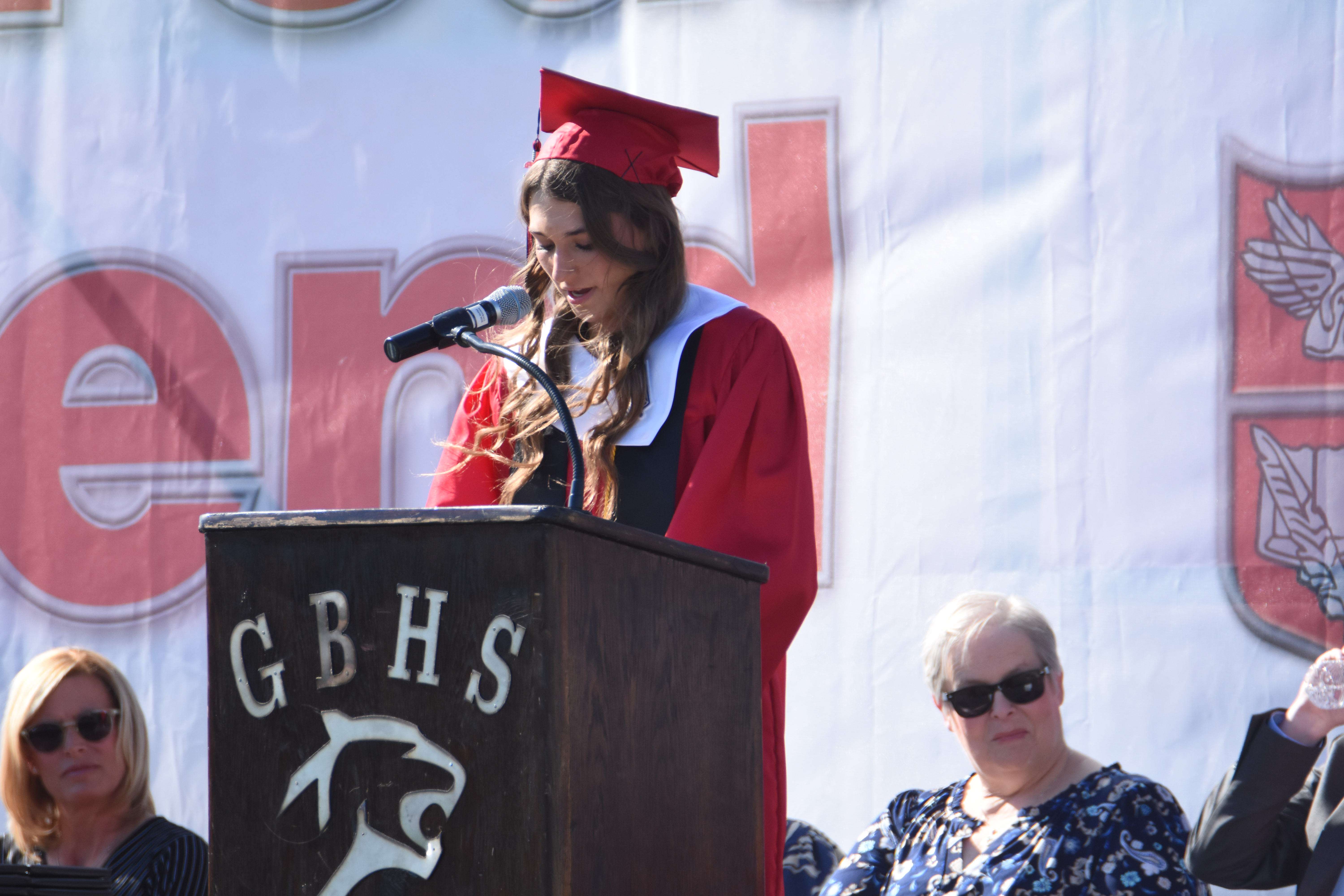 Co-valedictorian Katherine Mazouch