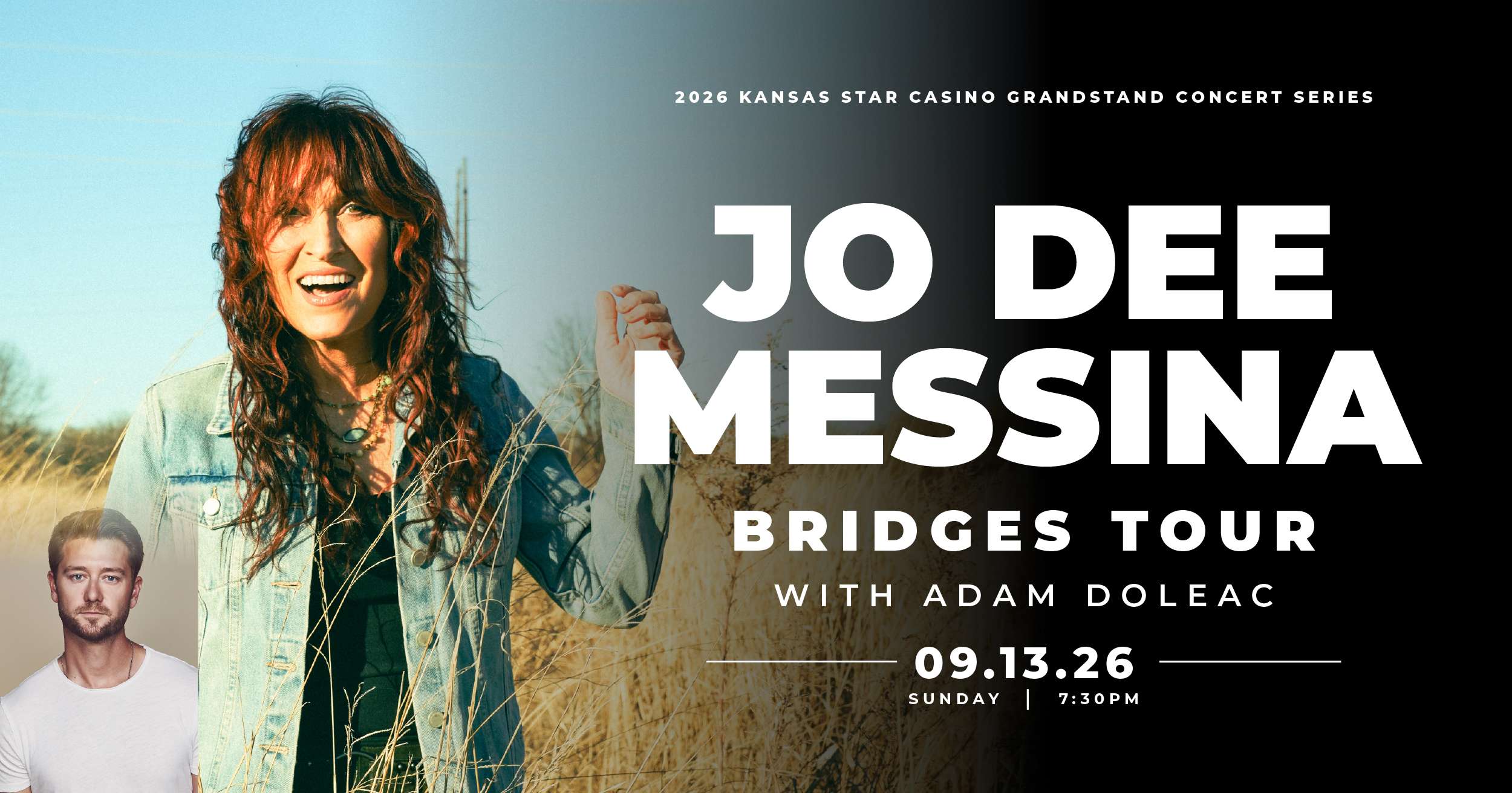 Jo Dee Messina with Adam Doleac (Courtesy Kansas State Fair)