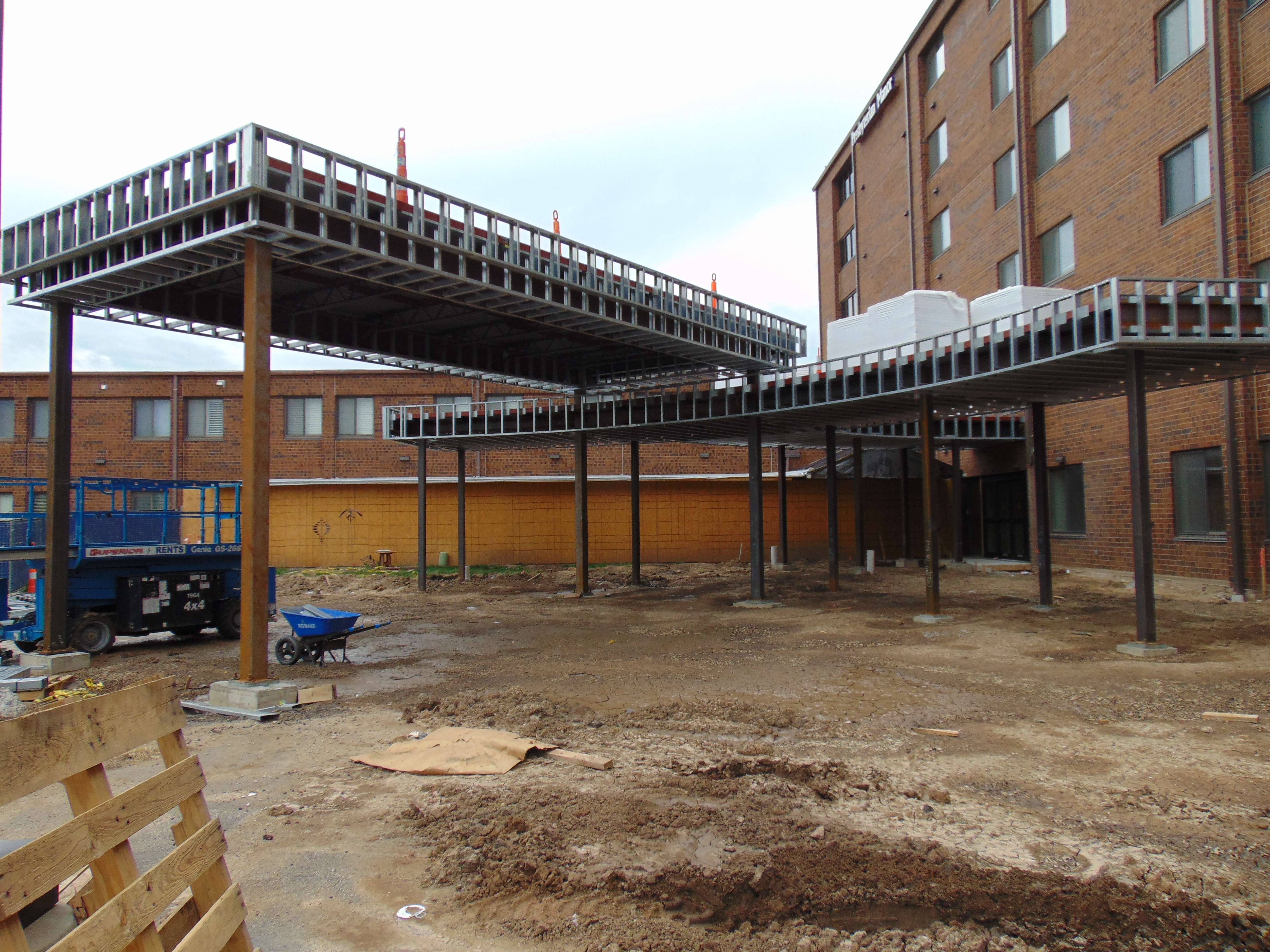 New main entrance