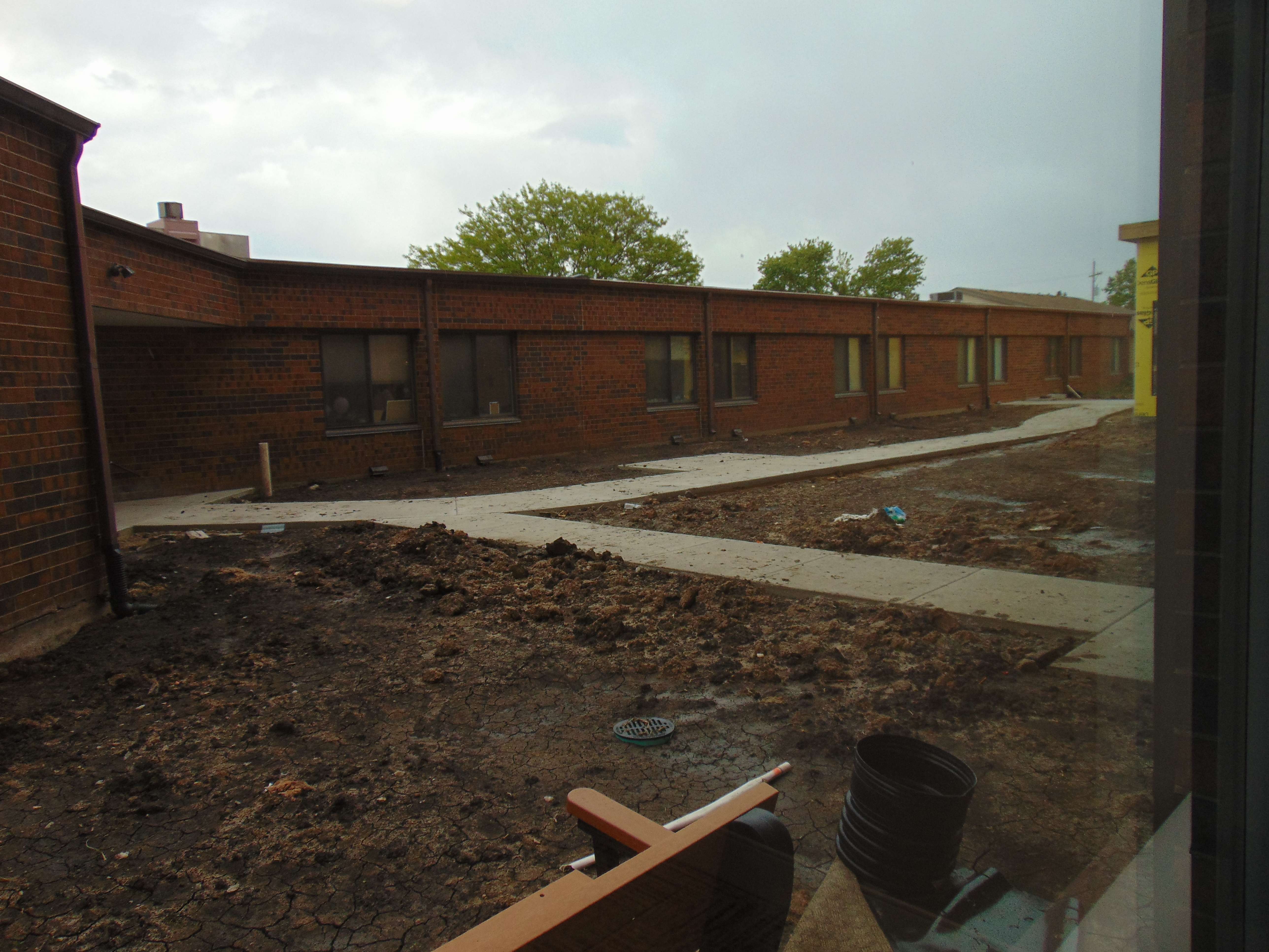 New Courtyard (viewing from Executive Director room)