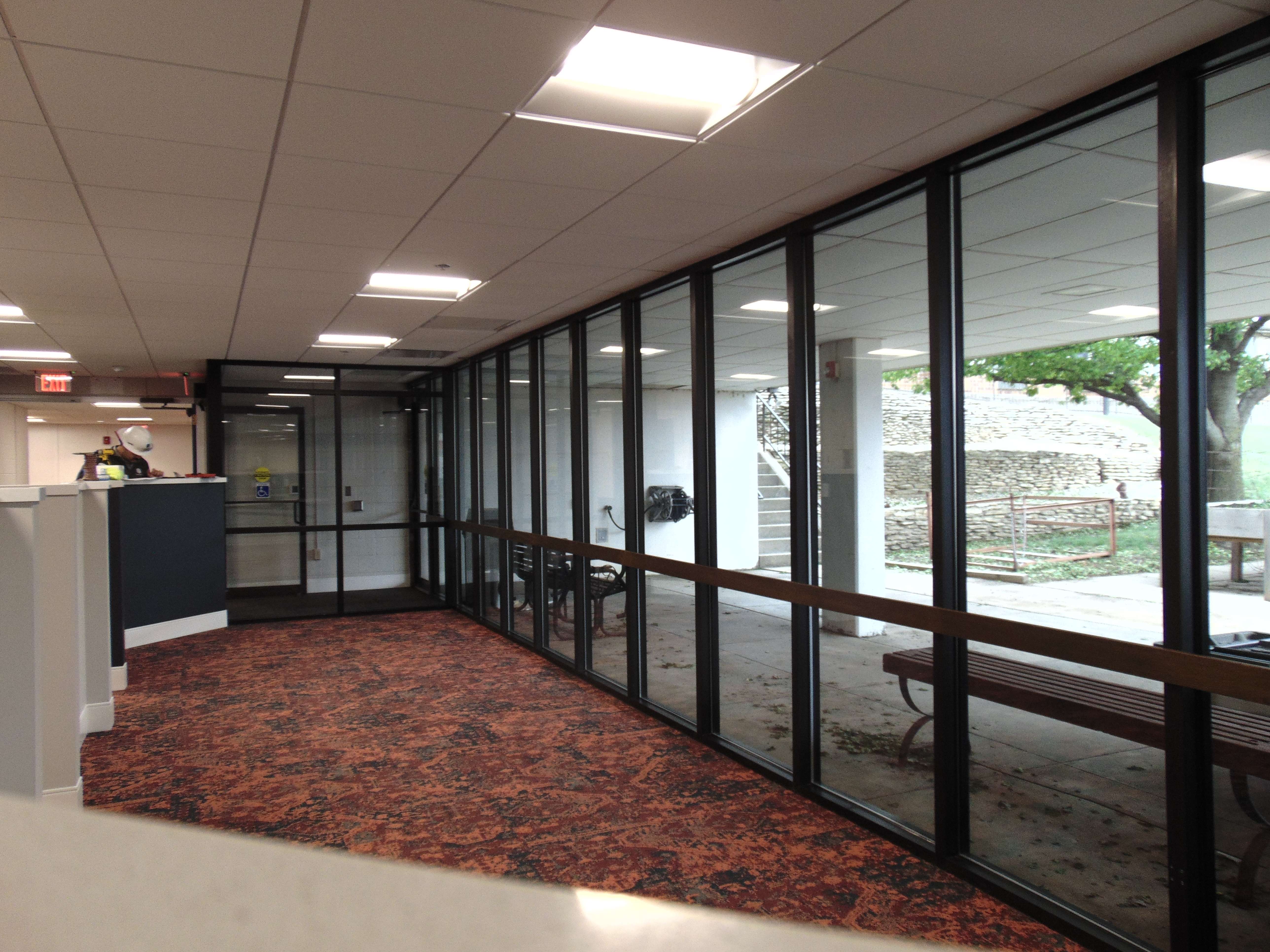 Lower level: Gathering area