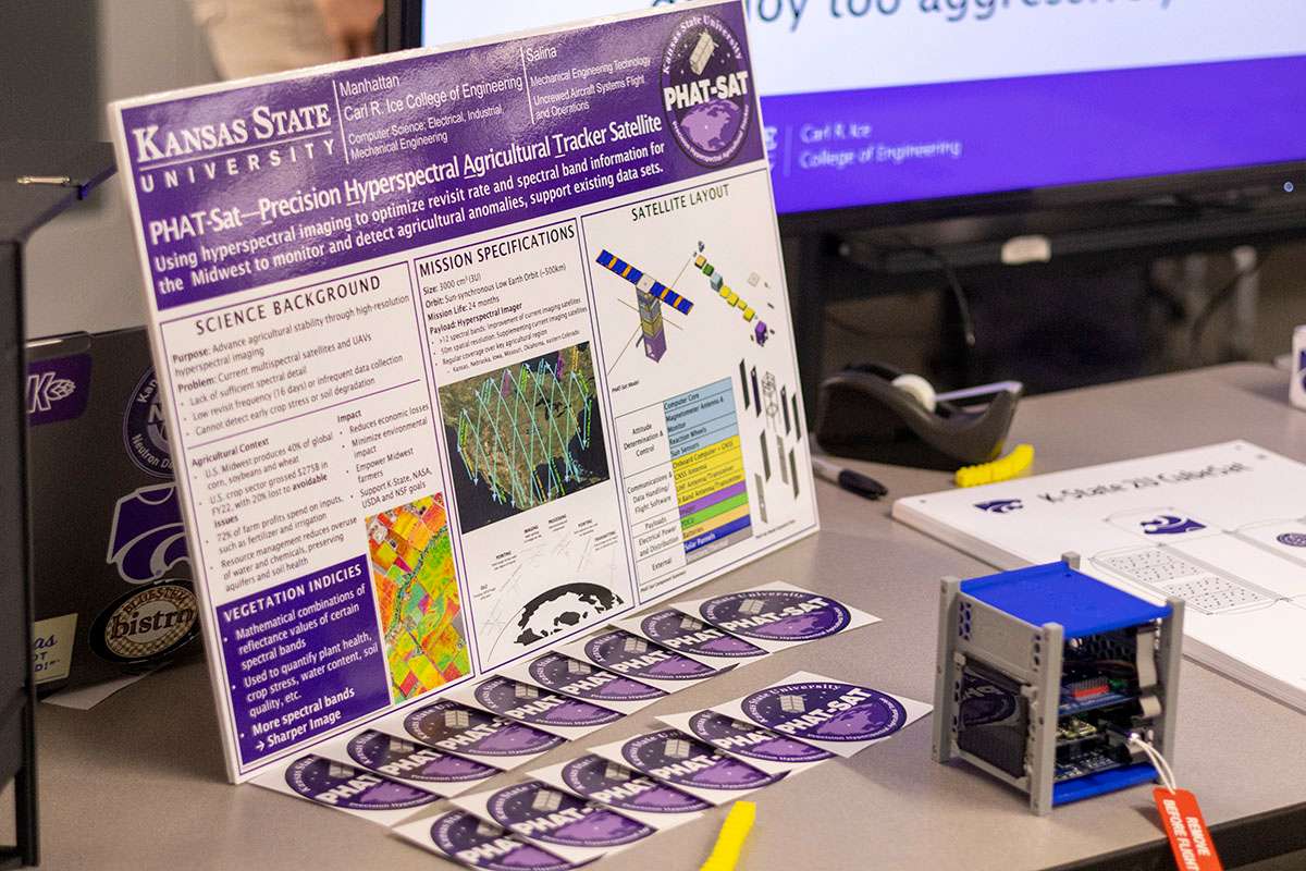 PHAT-Sat is one of two missions that the Wildcat Space Program is working to design and launch by 2030. K-State photo