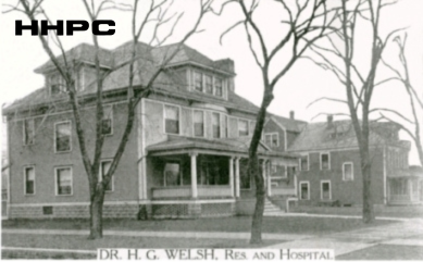 Salt City Brewery - Dr. Horace G. Welsh Hospital - 514 N. Main - 1904. Courtesy of the Conard-Harmon Collection.