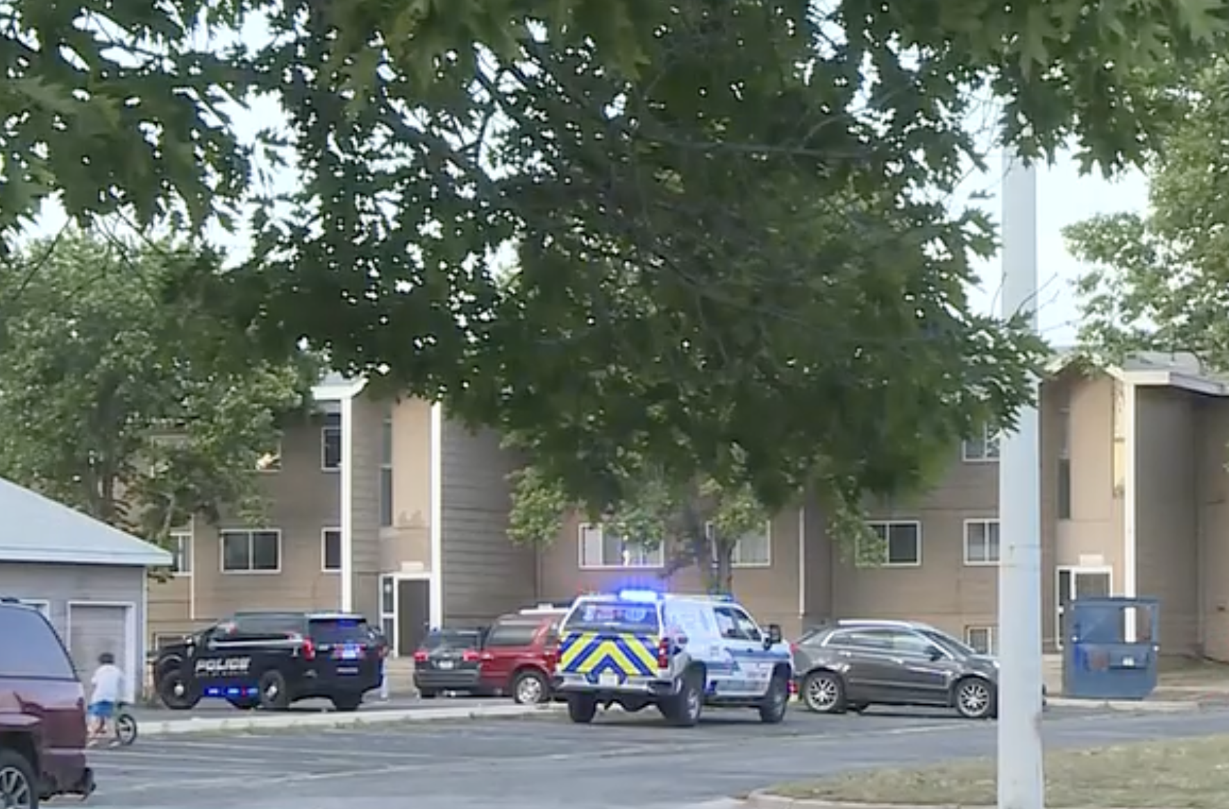 First responders on the scene of the shooting -photo courtesy KWCH