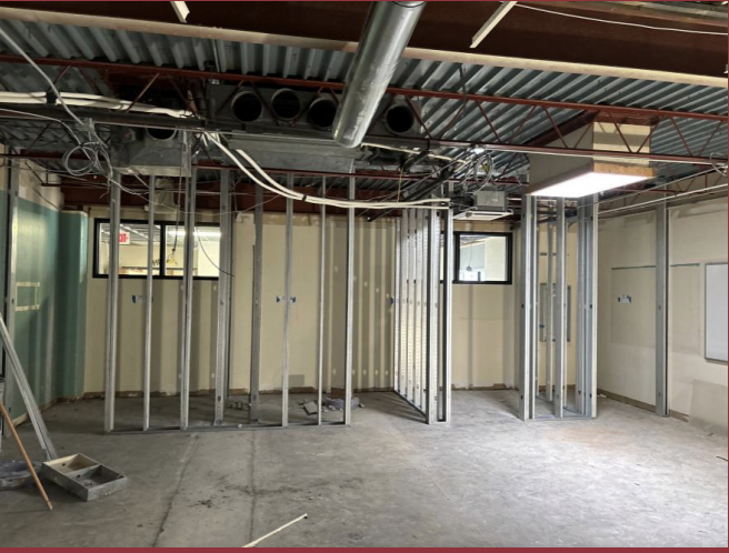 Framing being complete at Felten Elementary School. Courtesy photo