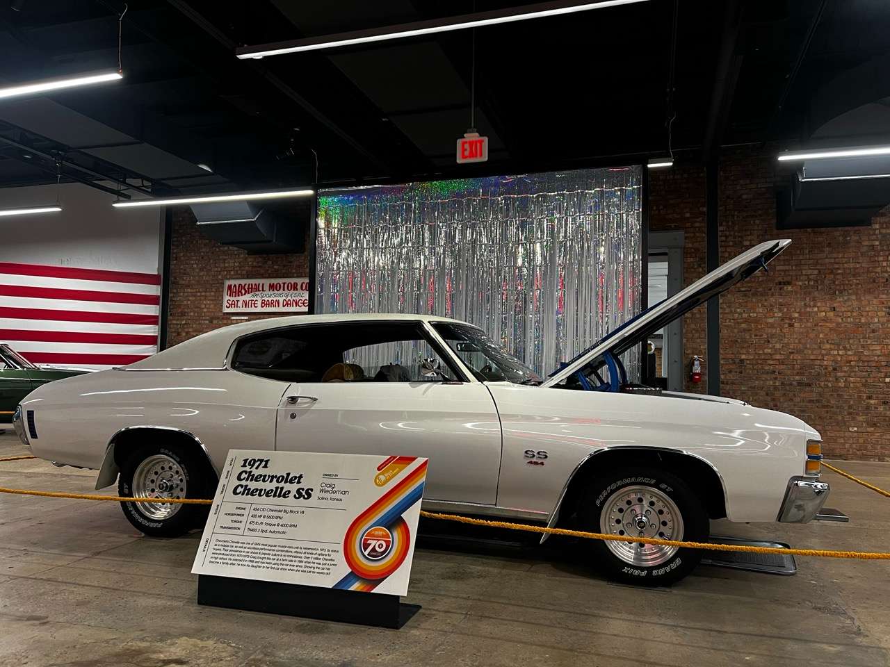1971 Chevrolet Chevelle SS owned by Craig Wiedman of Salina - Photo, Nicolas Fierro