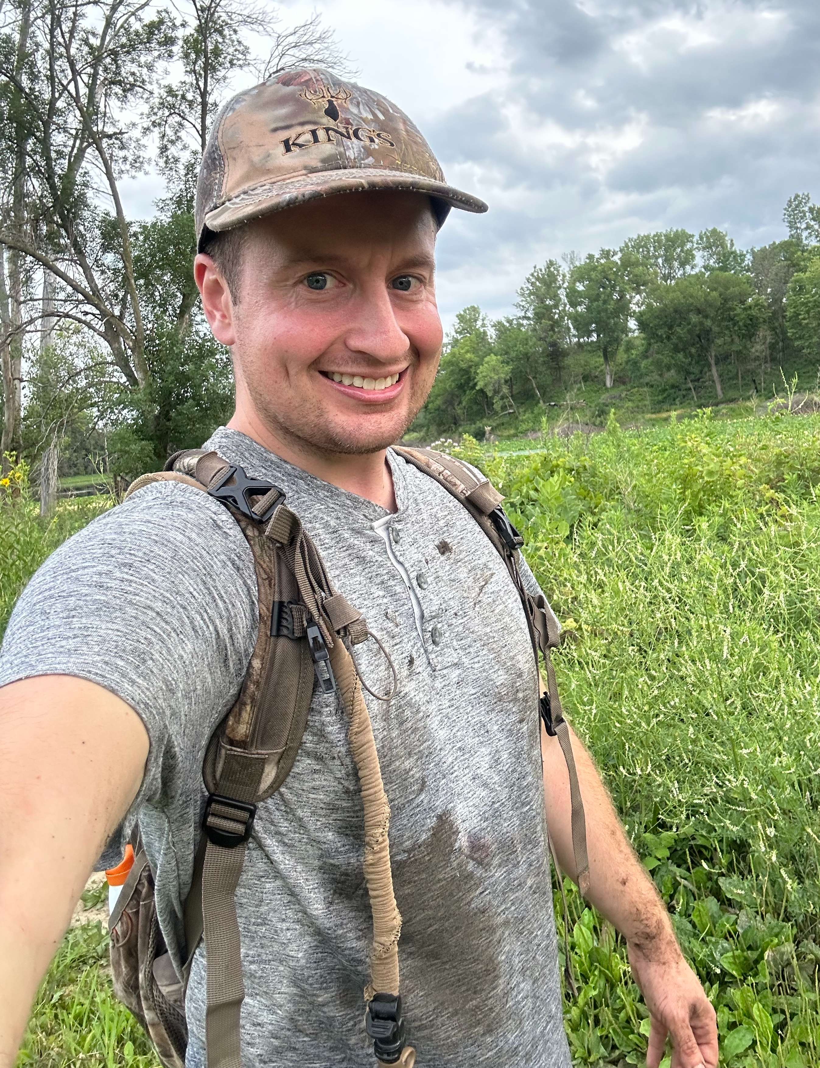 Self-taught Nebraska field botanist Drew Granville on July 8, 2023. (Courtesy image, used with permission)