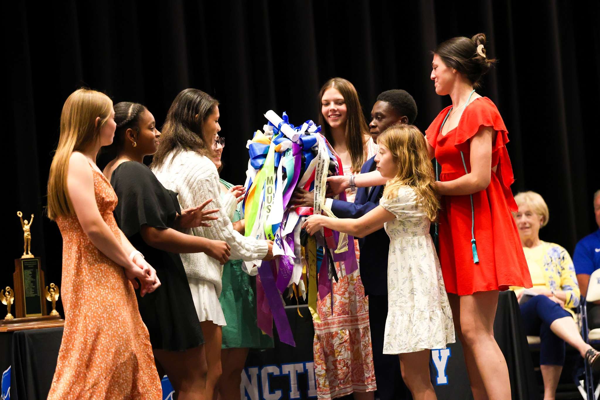 Passing of the Class Cup at the JCHS Awards Night.&nbsp;