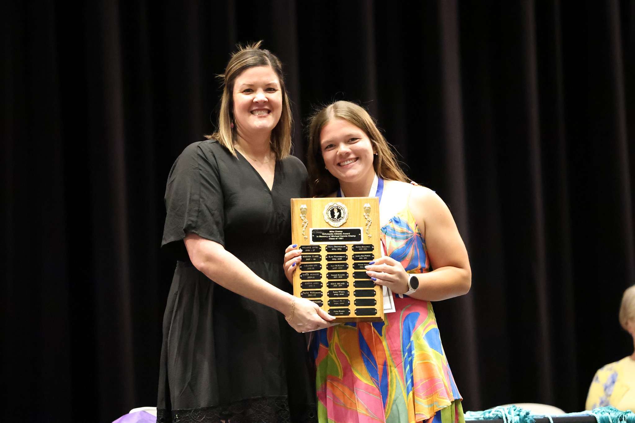JCHS Principal GG Booth and Morgan Nabus