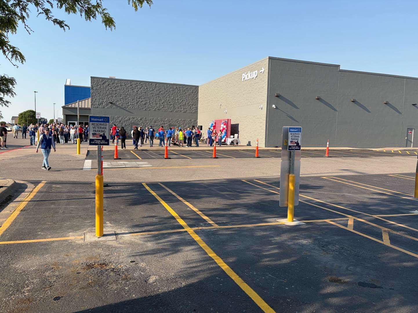 New Walmart parking spaces reserved for veterans. Courtesy photo