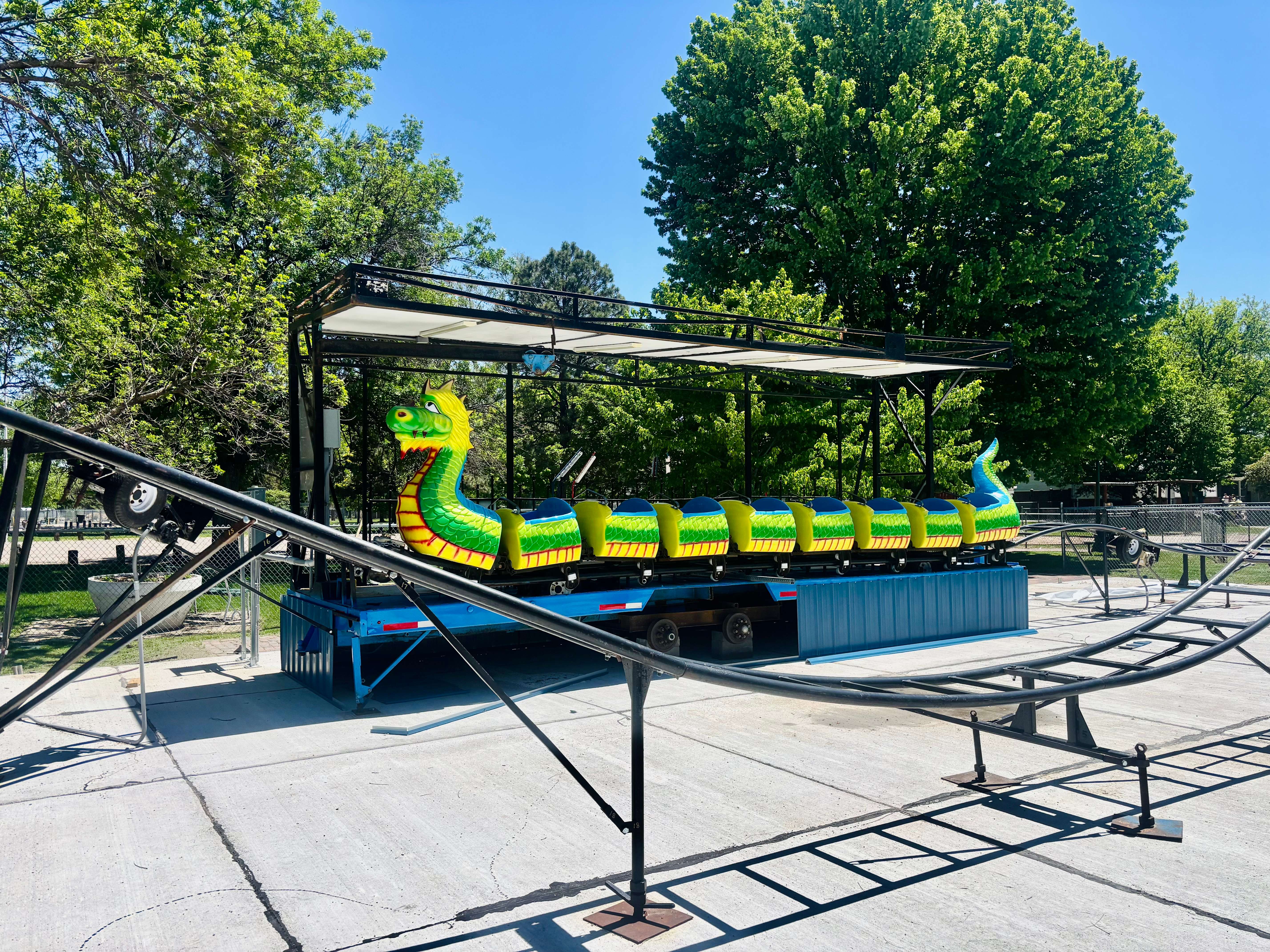 The new Dragon Rollercoaster Ride at Cody Park Rides &amp; Concessions will be named and opened for the first time during the 10th Annual Free Ride Night May 22nd. (Allison Peck | The Post)