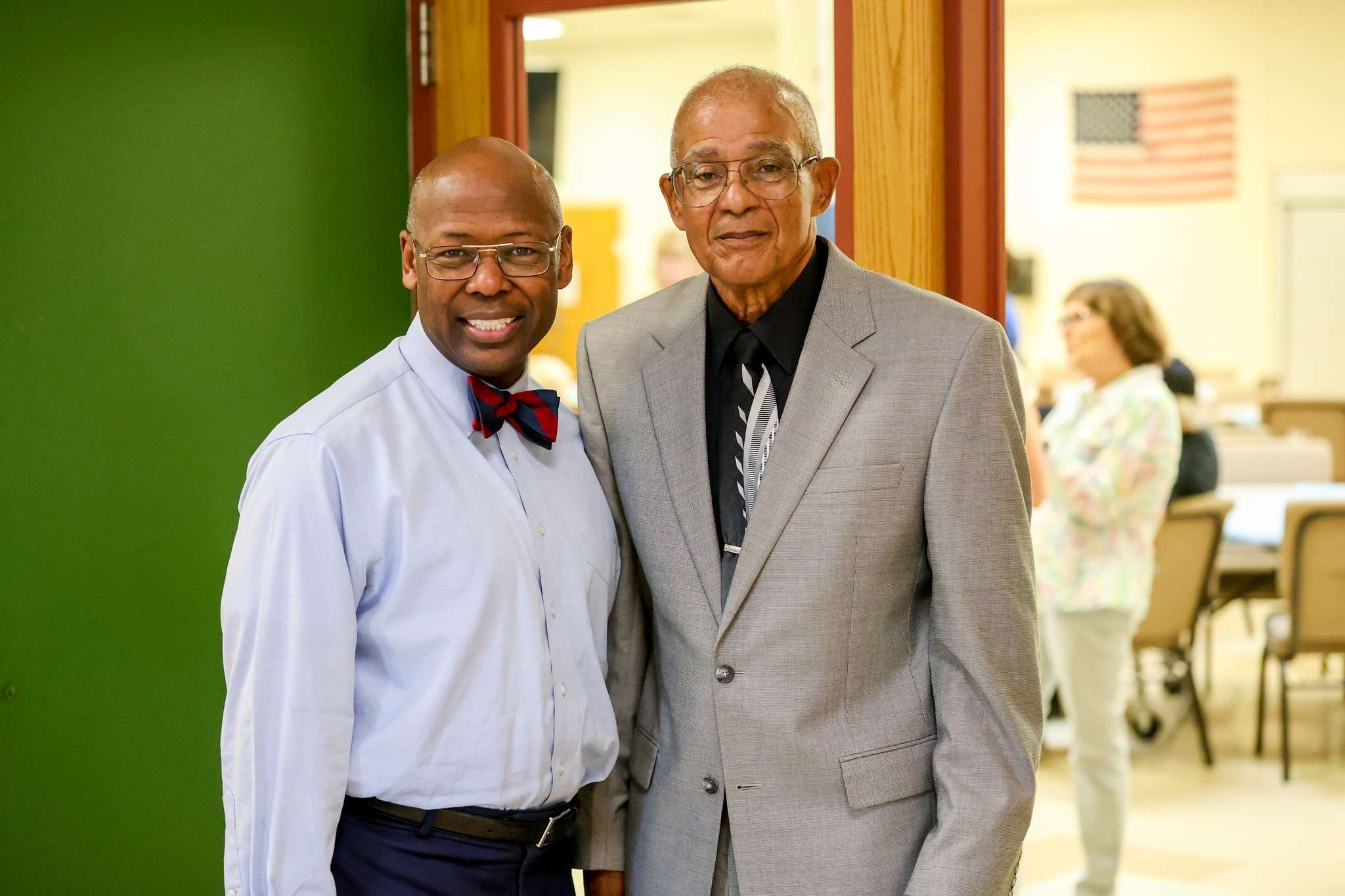 ( Photo - USD 475 ) L-R Dr. Reginald Eggleston and Dr. Larry Dixon