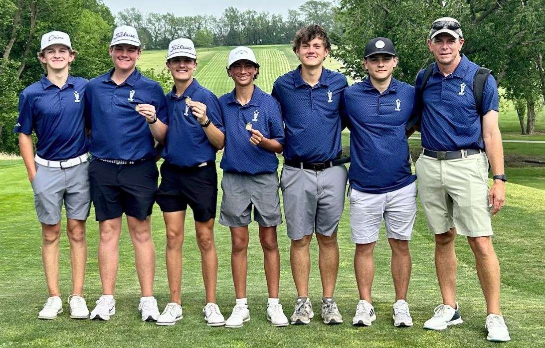 The boys golf team earned 2nd place Monday at the Marion Sub-State. Courtesy TMP-Marian