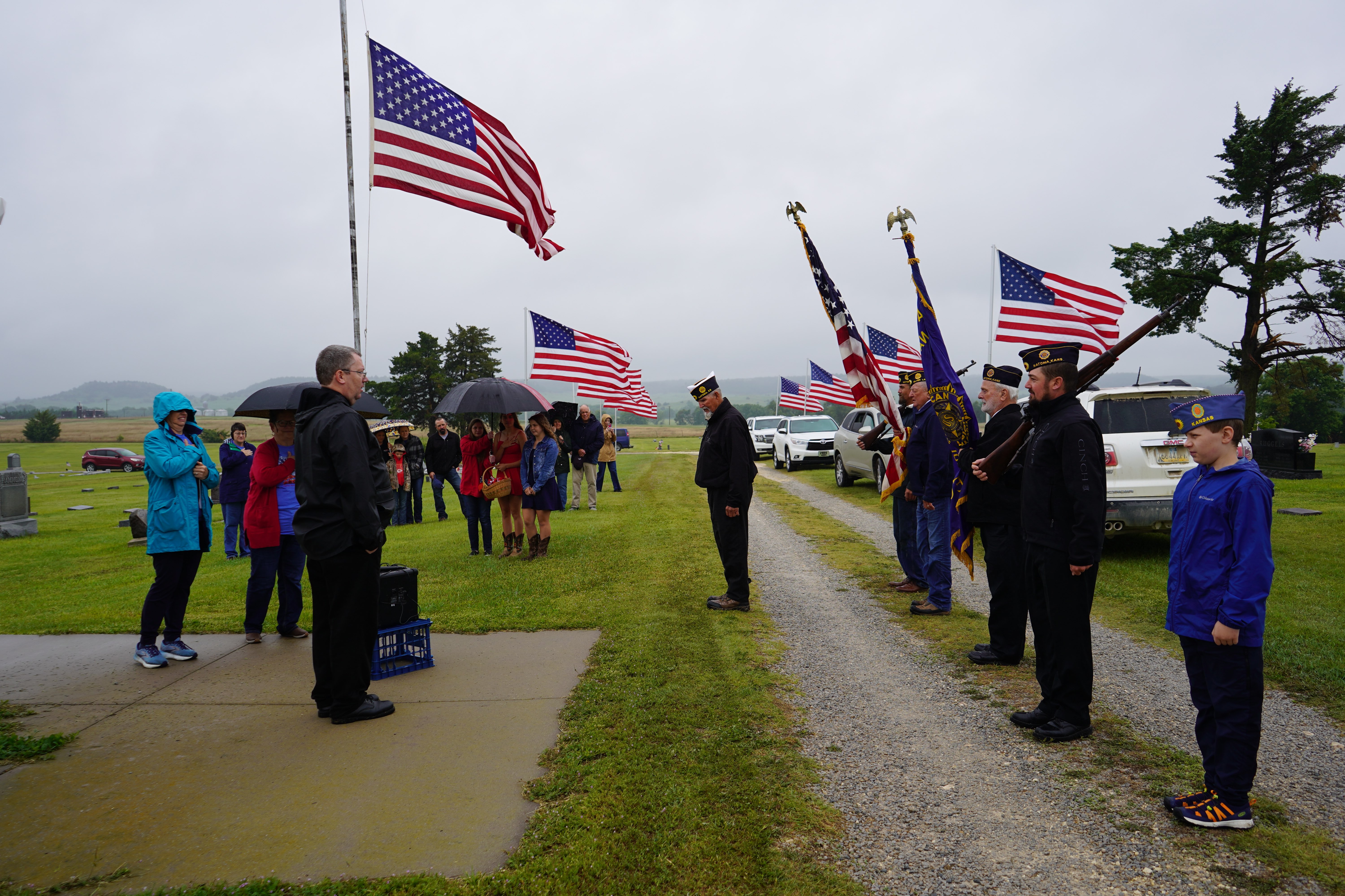 Memorial Day: American Legion Color Guard 109, Natoma Cemetery (2025)