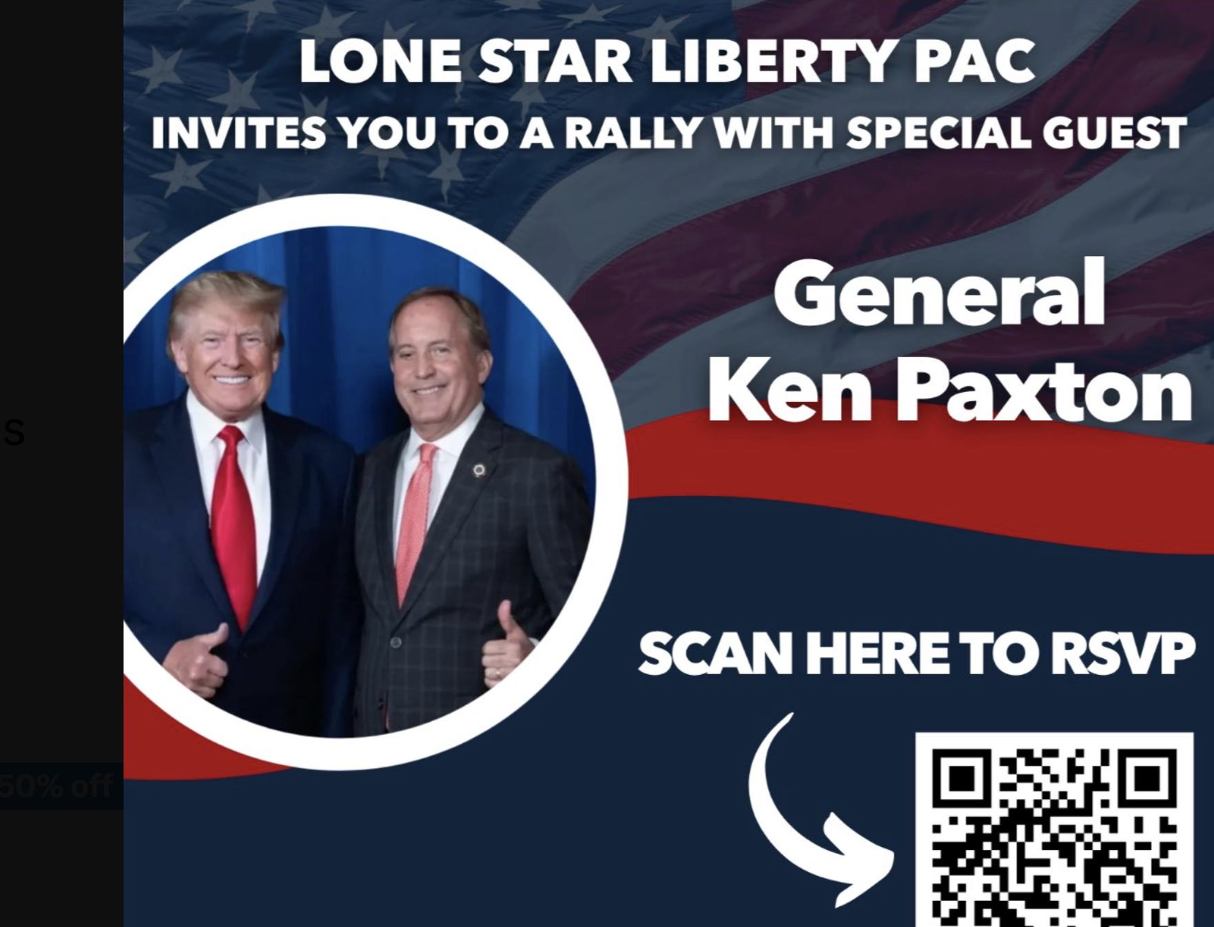 &nbsp;Paxton for U.S. Senate campaign