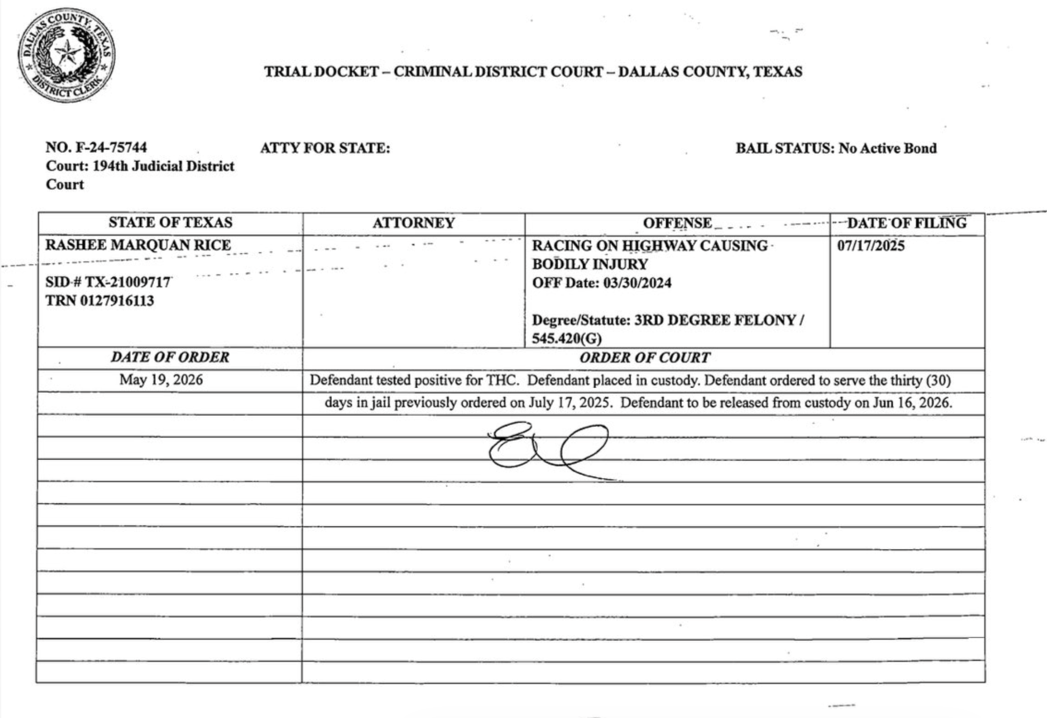 Image from Dallas County